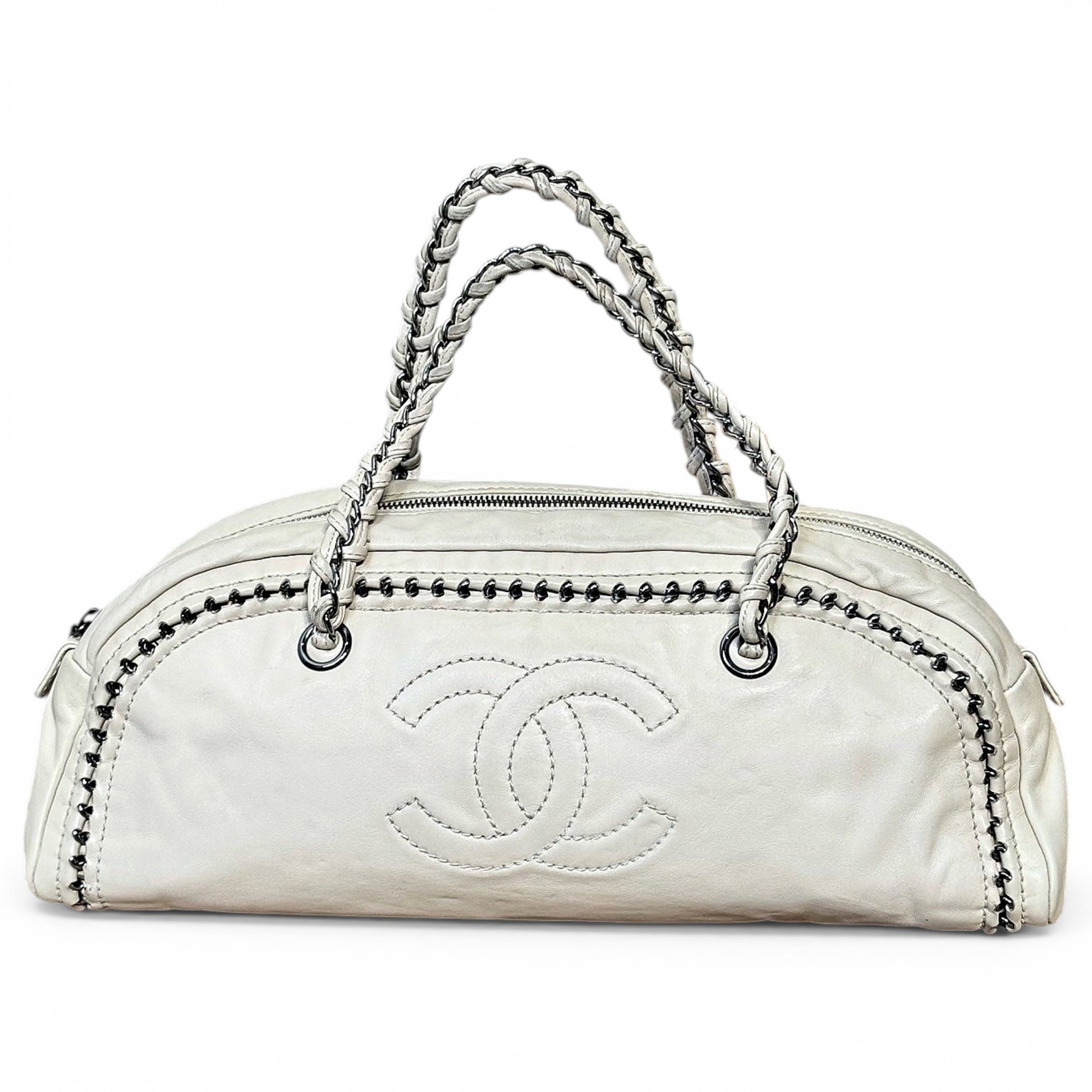 Leather handbag