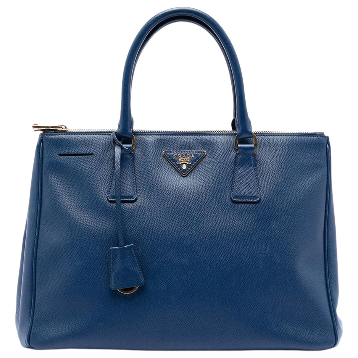 Double leather satchel