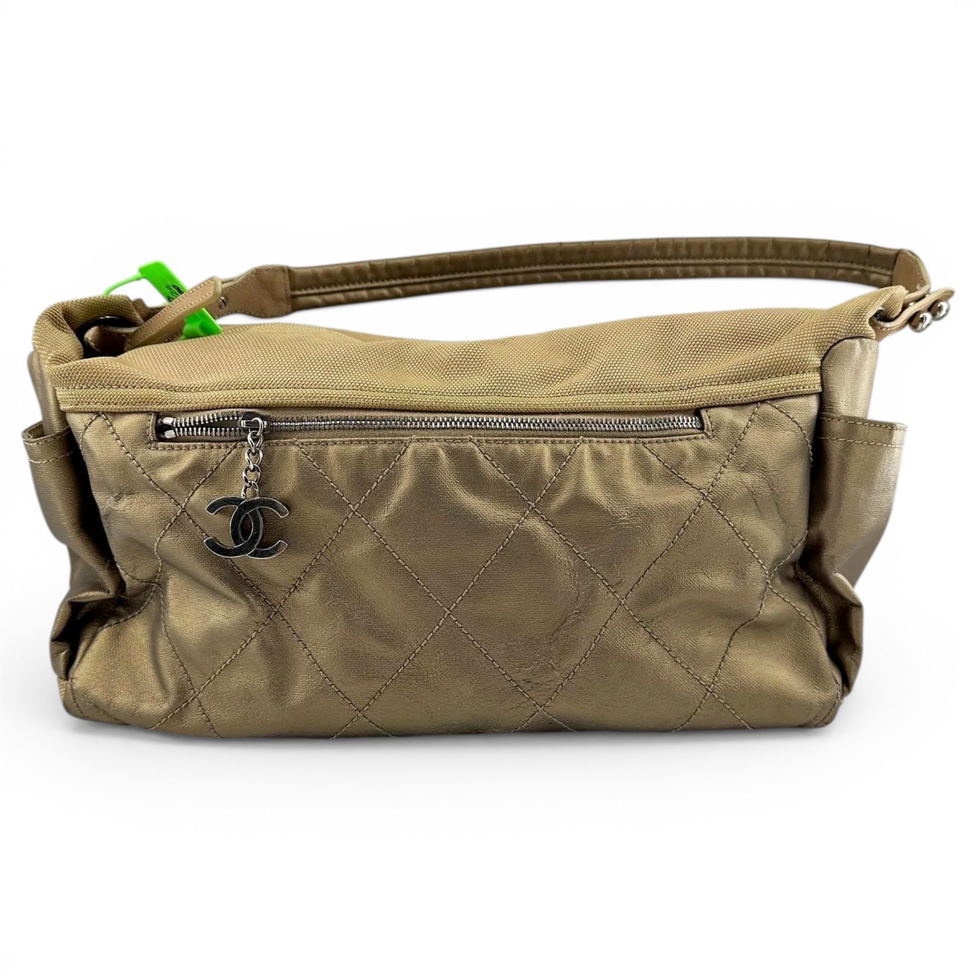 Leather bowling bag