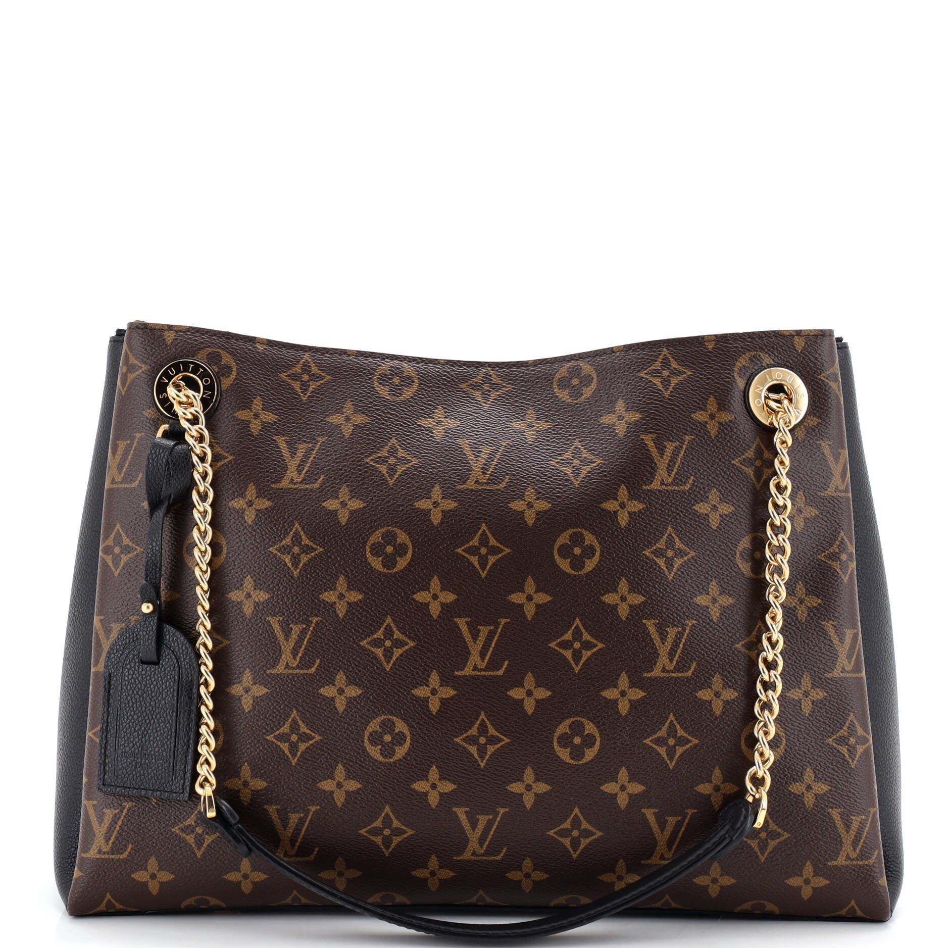 Surene Handbag Monogram Canvas with Leather MM