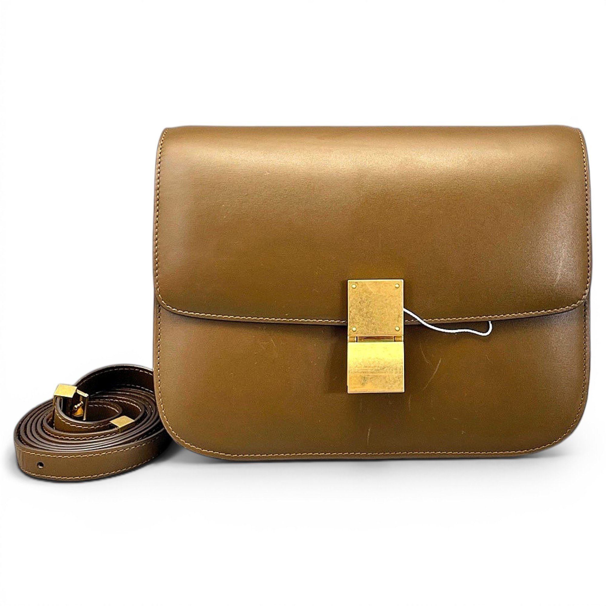 Classic leather crossbody bag