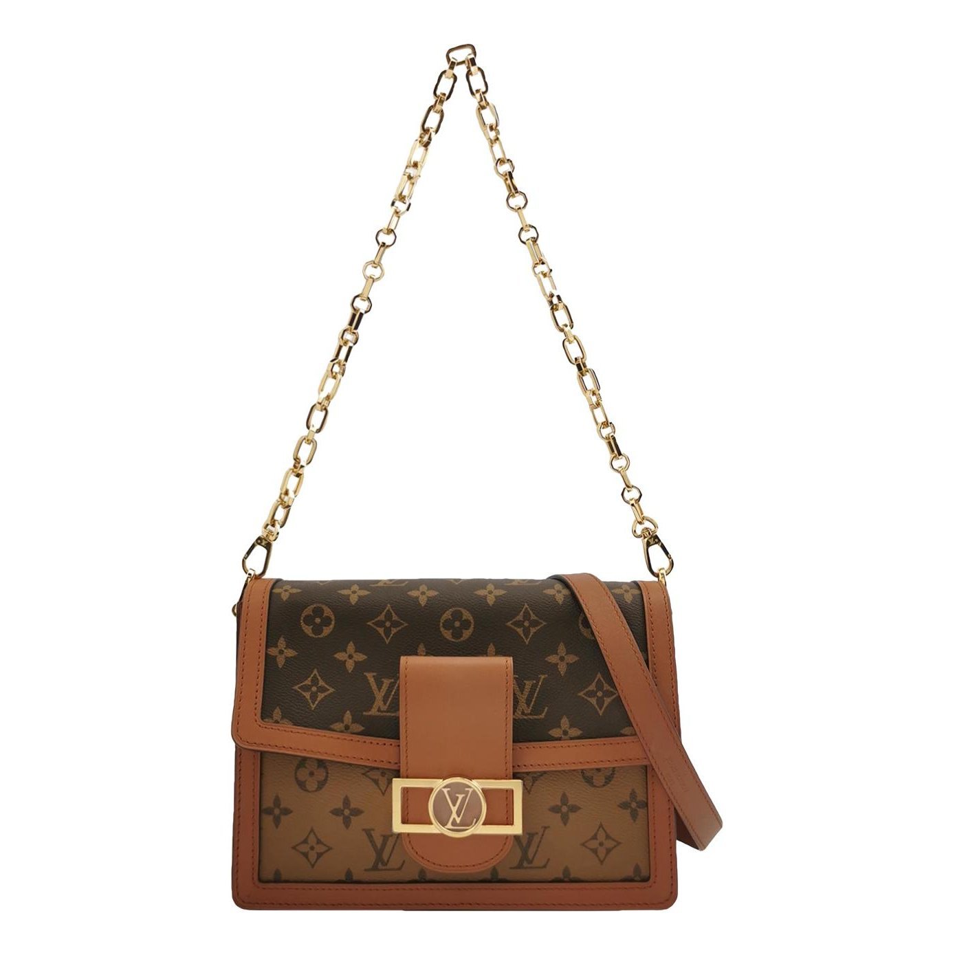 Louis Vuitton Dauphine leather handbag