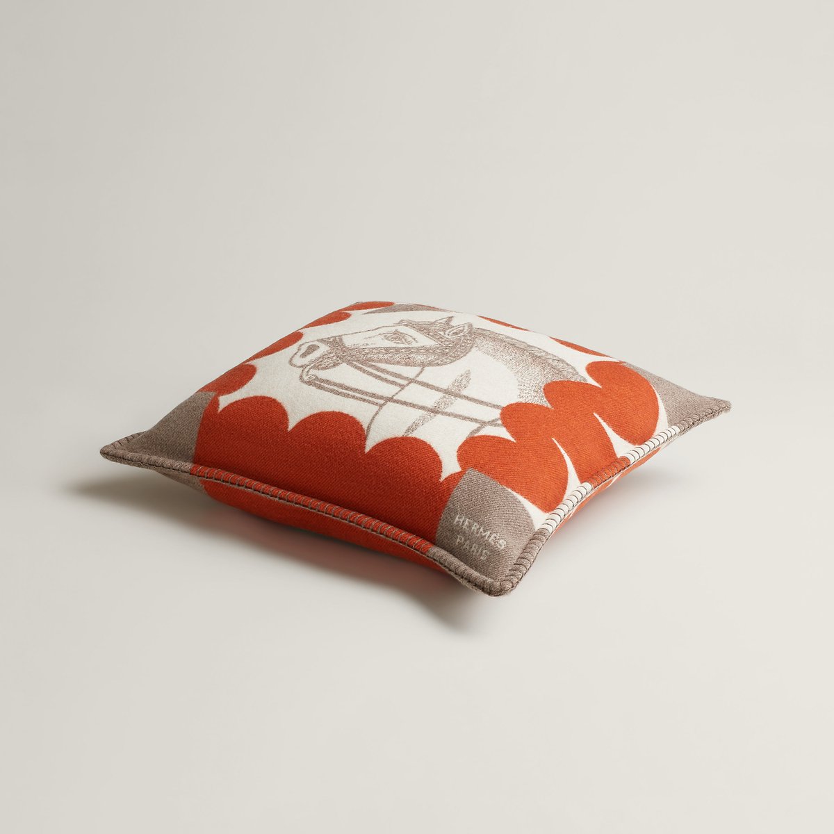 Rouge H Cheval Joker Pillow
