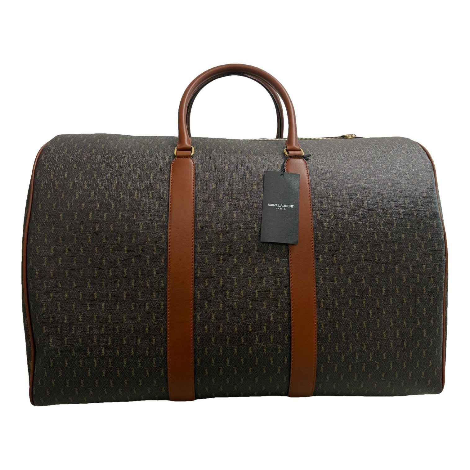 Leather travel bag