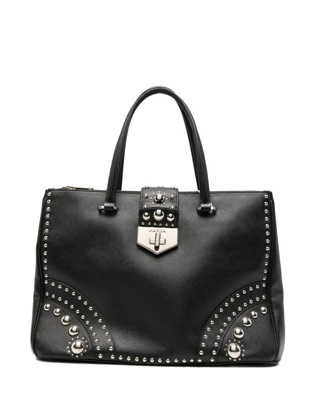 2010-2025 Saffiano studded tote bag