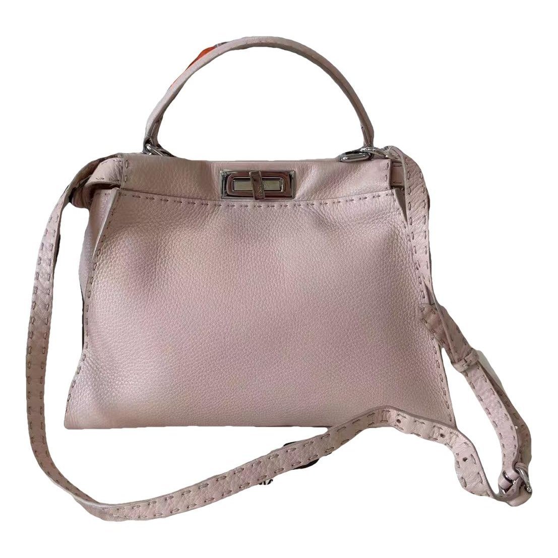 Peekaboo leather handbag