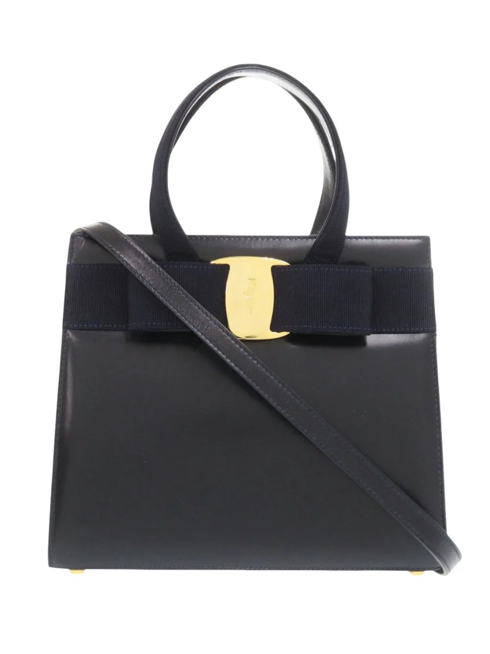 Ferragamo 1990-2000 Vara Bow satchel