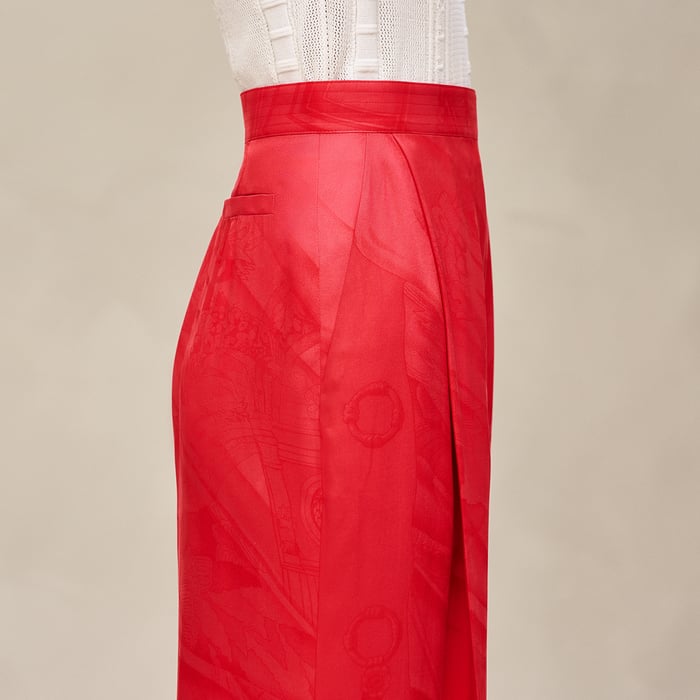 Rose Pivoine "Soleil De Soie Poudre" Pants