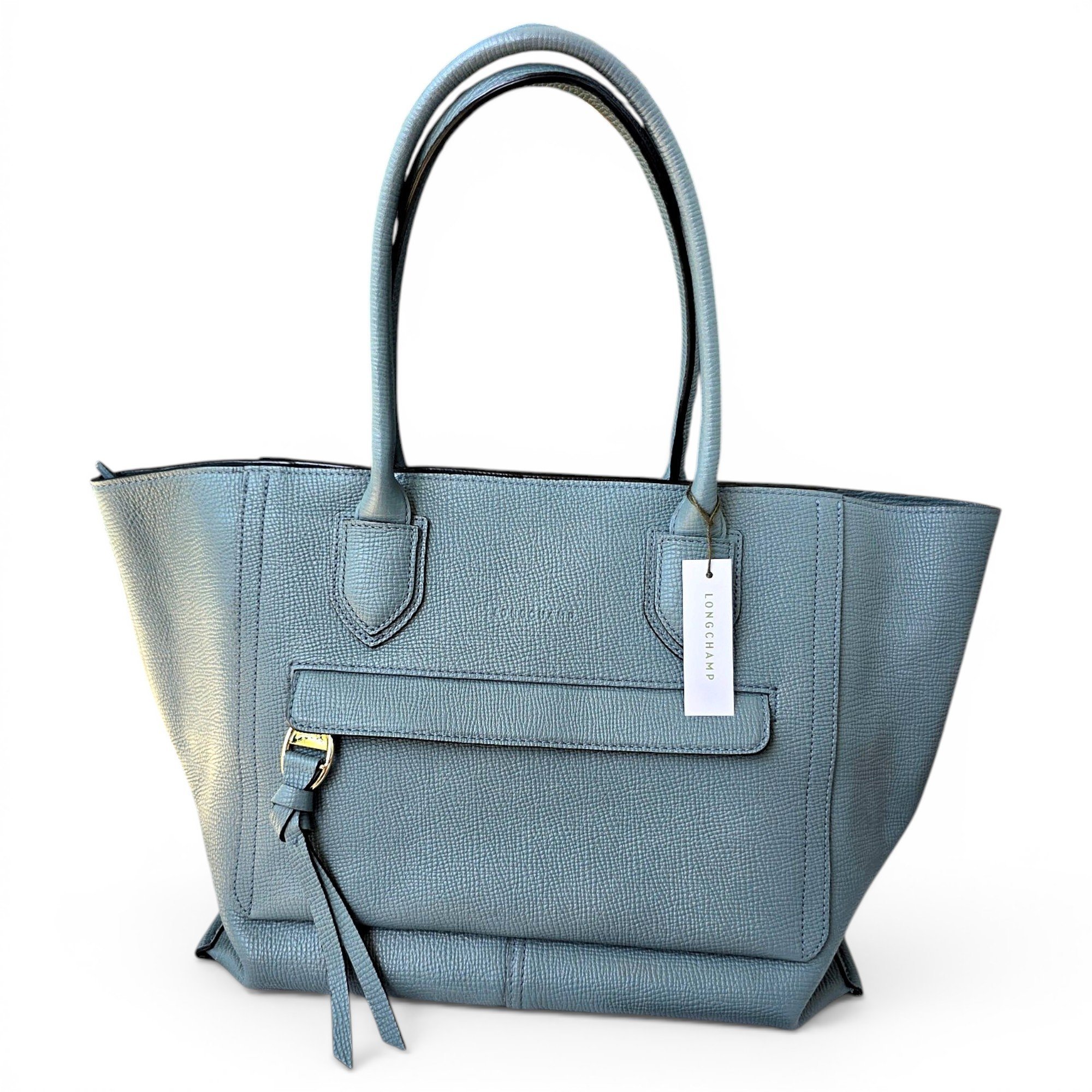 Leather tote