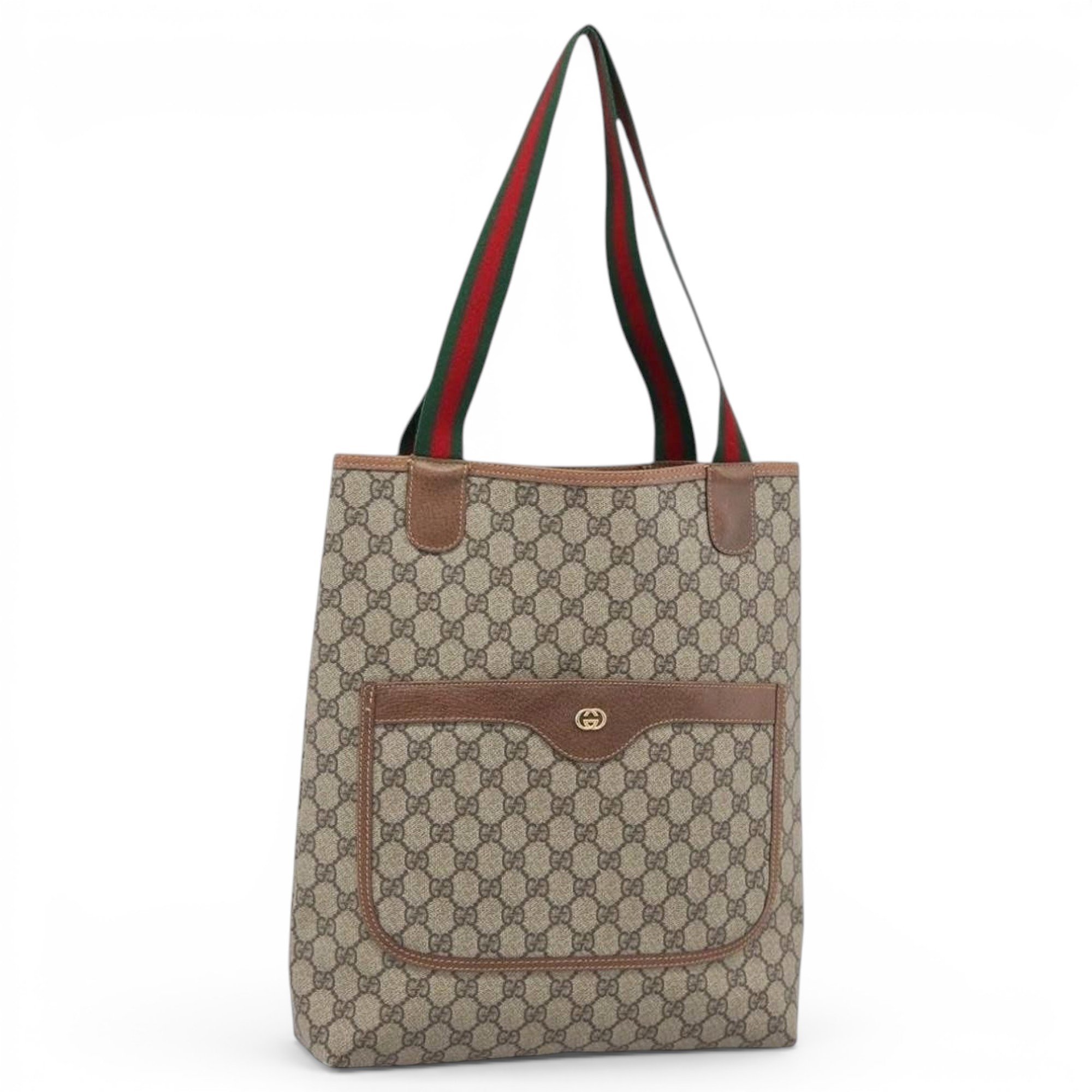 Leather tote