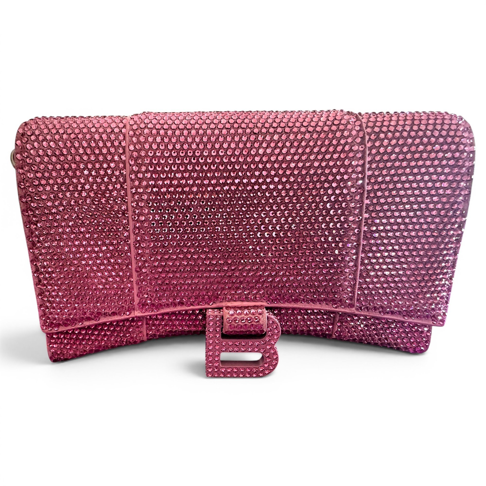 Balenciaga Hourglass glitter handbag