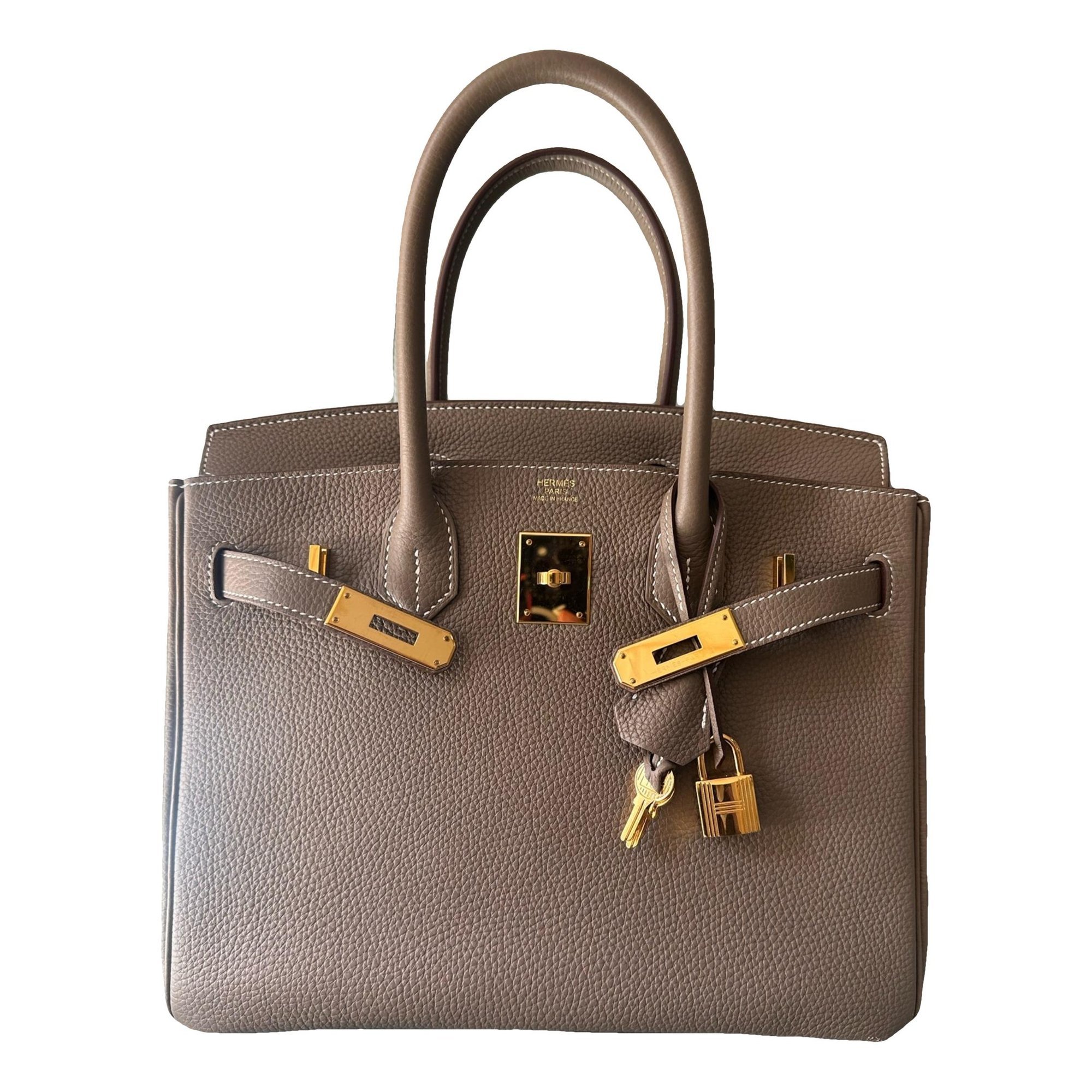 Birkin 30 leather handbag