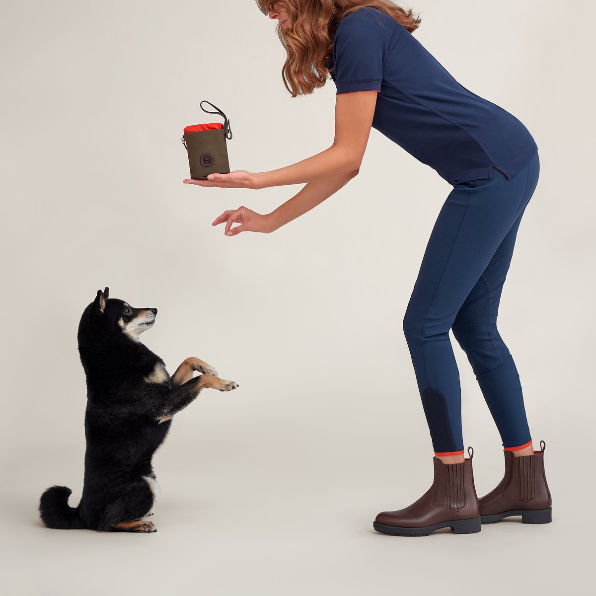On-the-go dog pouch
