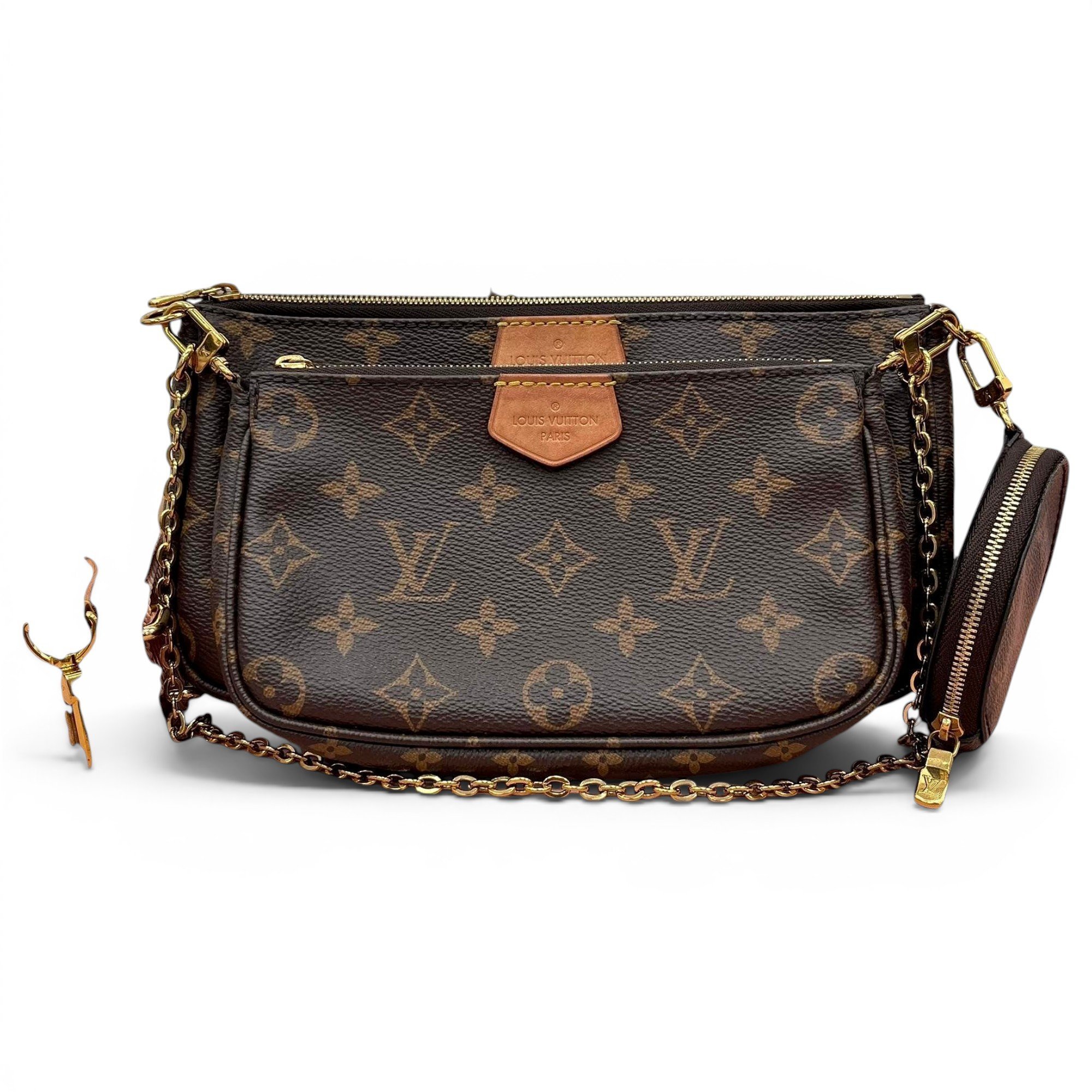 Multi Pochette Accessoires leather handbag