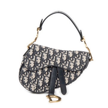 Dior Canvas Mini Saddle Bag