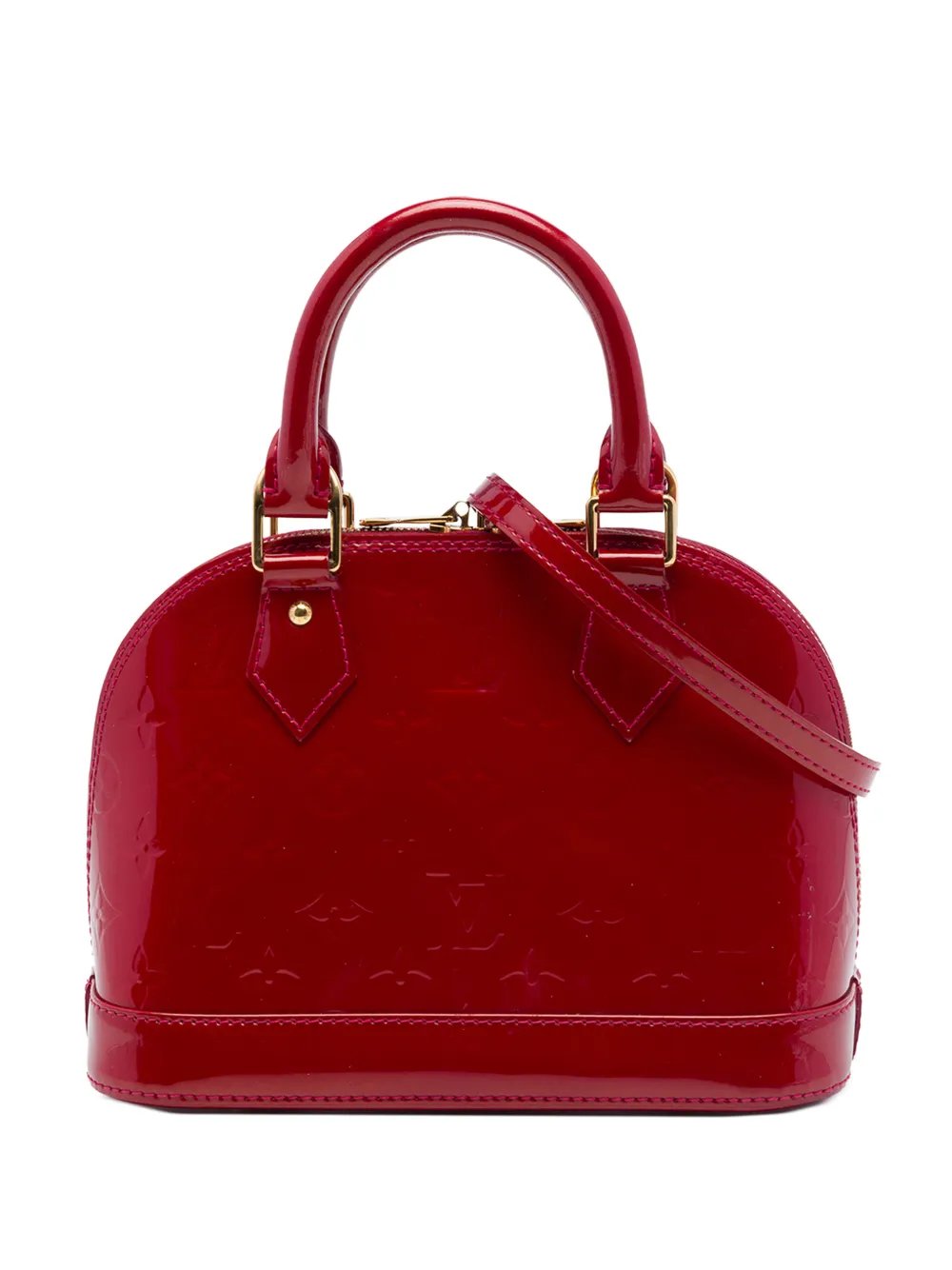 2013 Monogram Vernis Alma BB satchel
