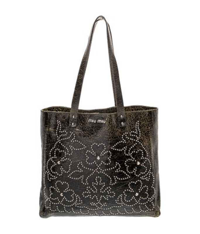 Miu Miu Miu Leather Tote