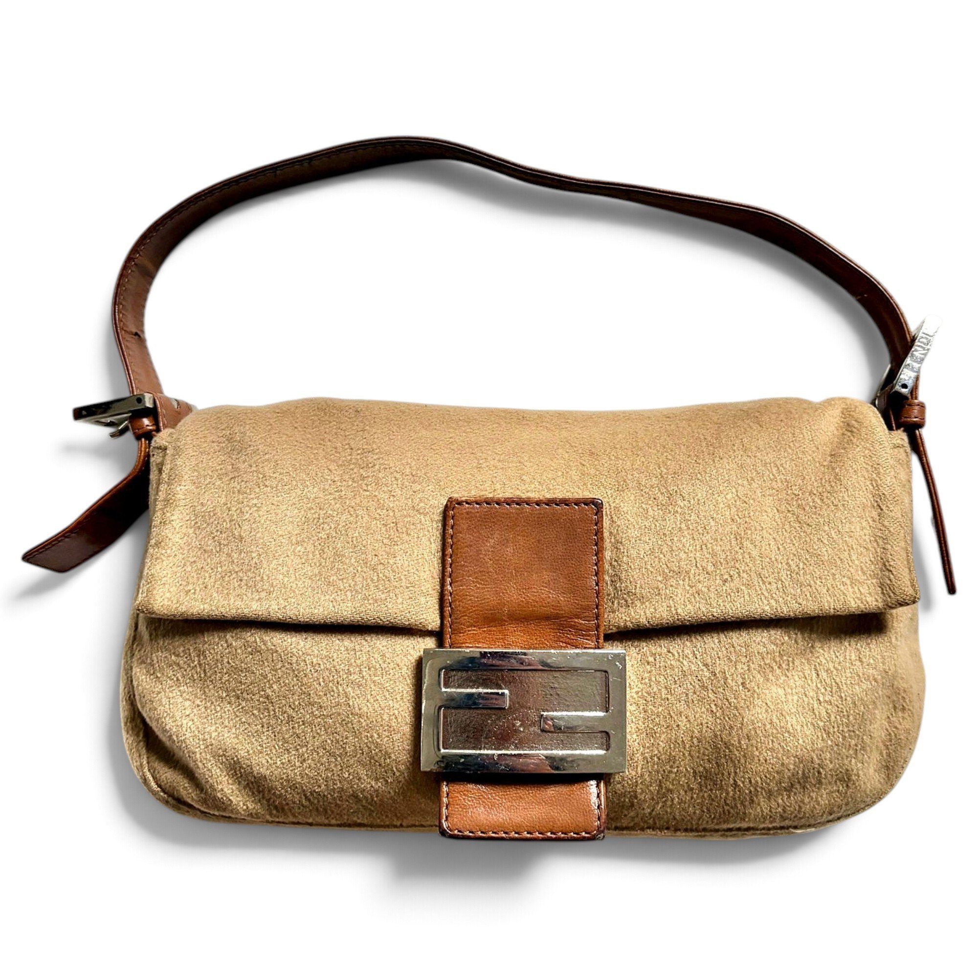 Baguette pony-style calfskin handbag