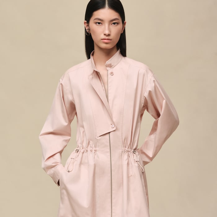 Rose Palomino Drawstring Dress