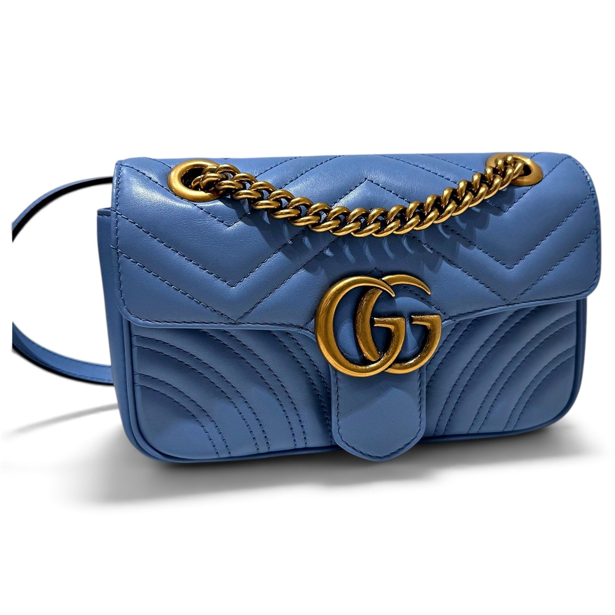 GG Marmont Flap leather handbag