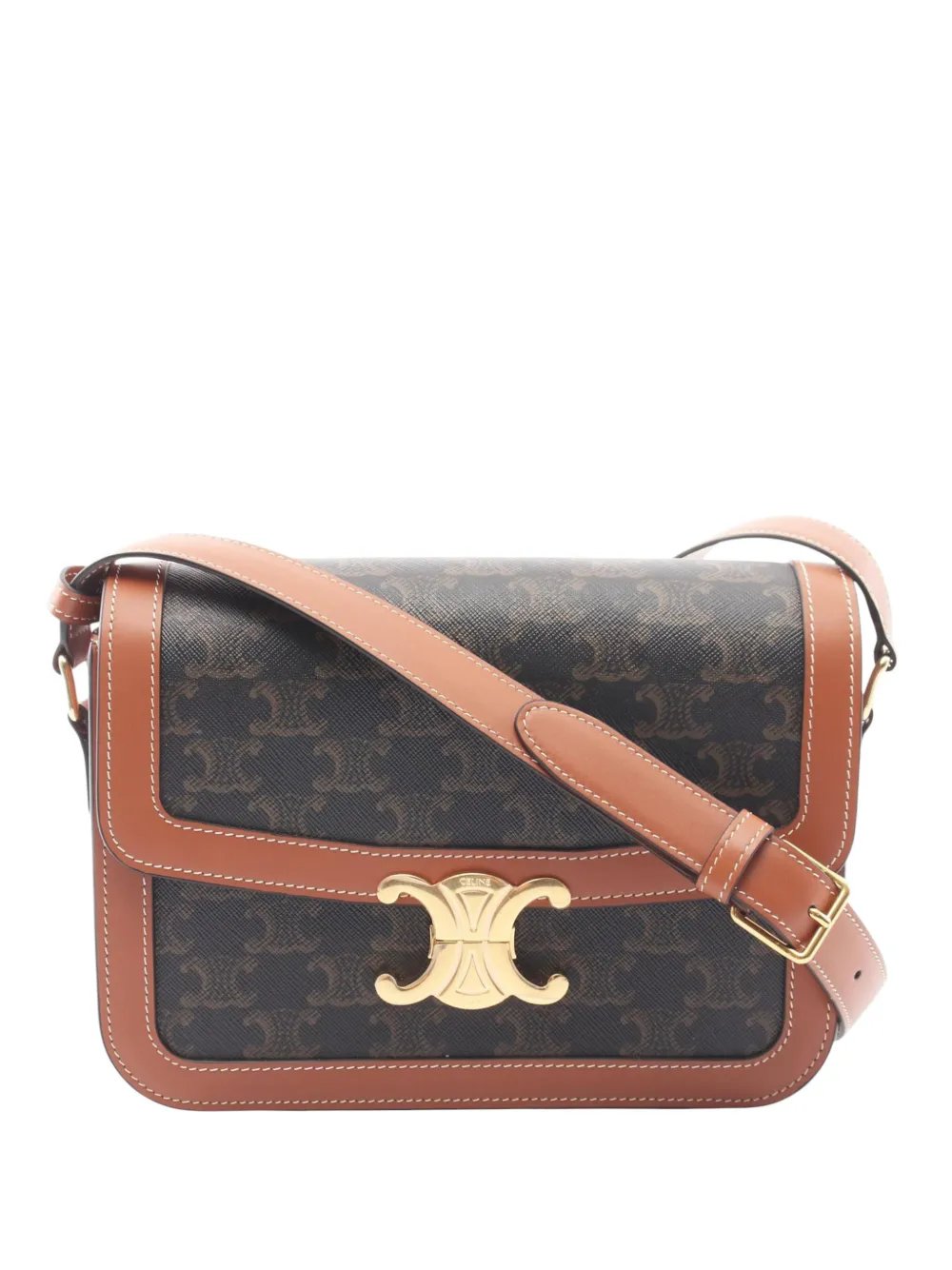 2010-2026 Classique Triomphe Coated Canvas and Calfskin Triomphe crossbody bag