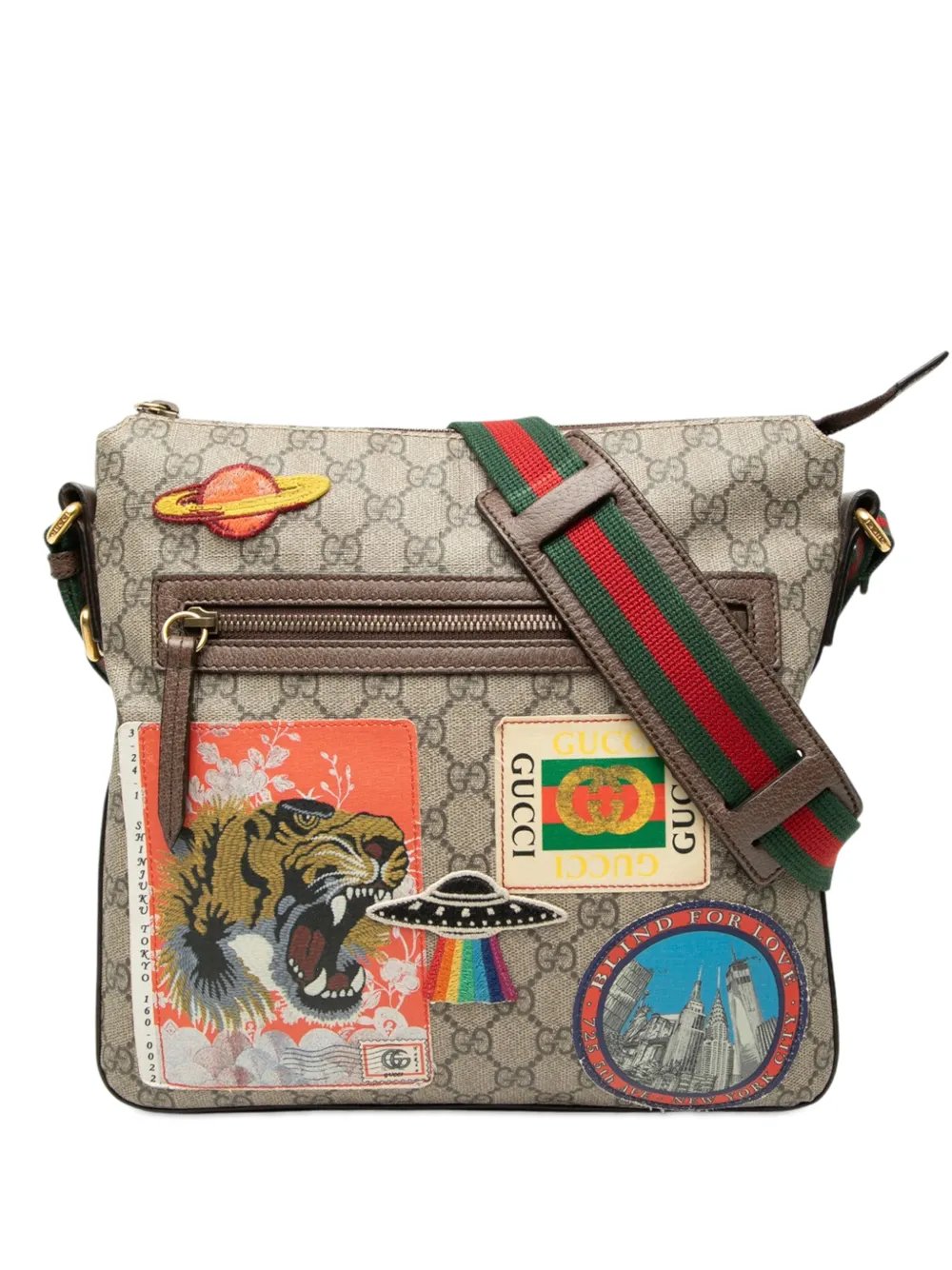 2016-2026 GG Supreme Web Courrier crossbody bag