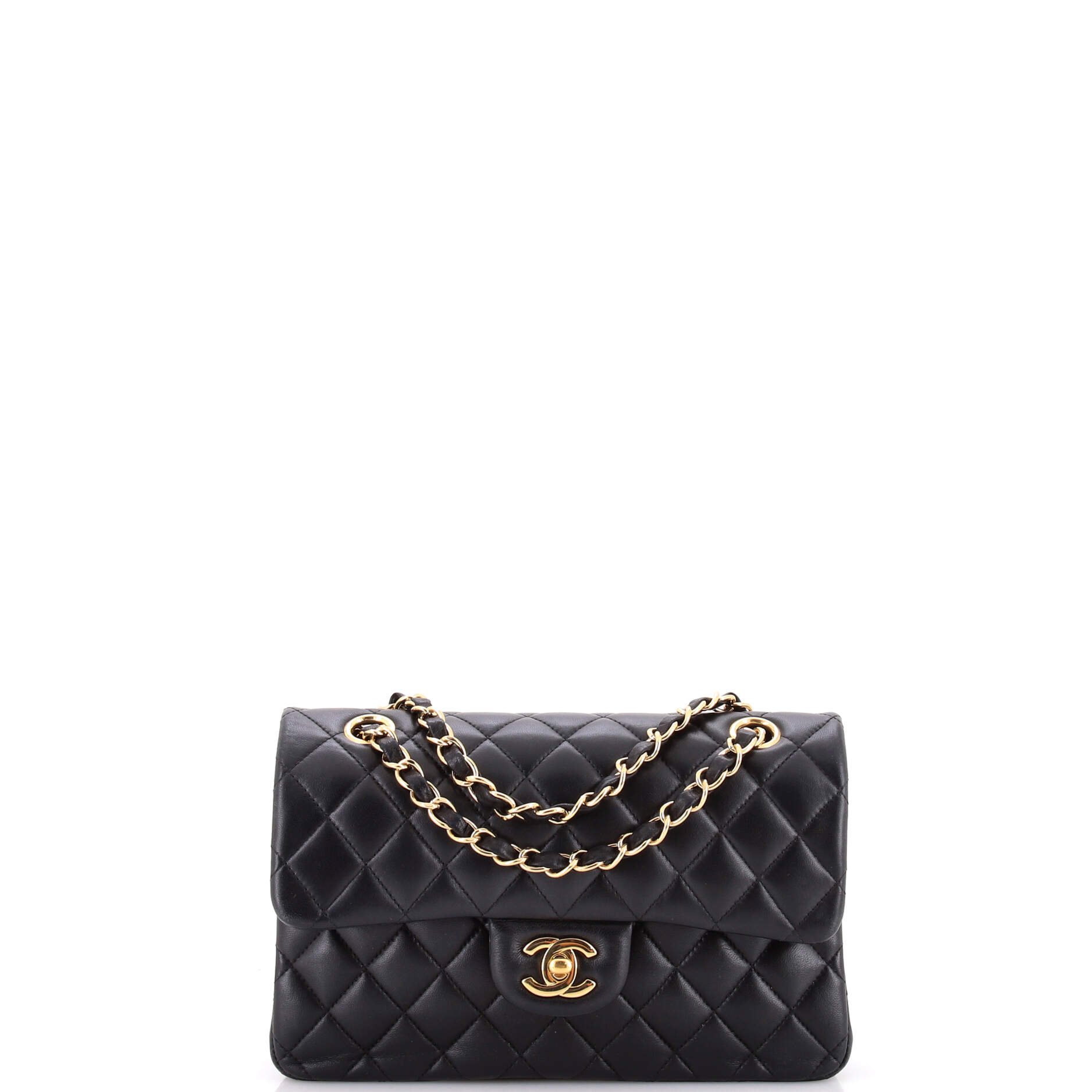 Classic Double Flap Bag Quilted Lambskin Small