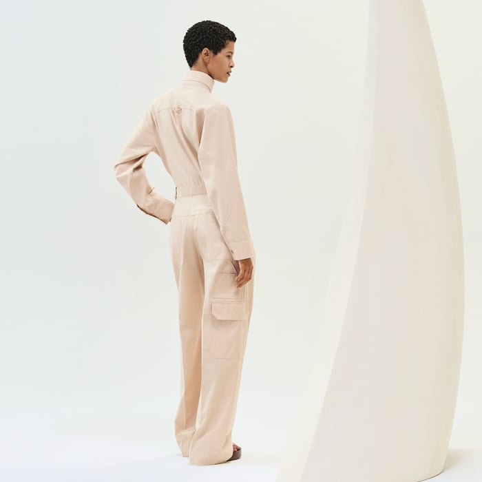 Beige Pyrite Jumpsuit