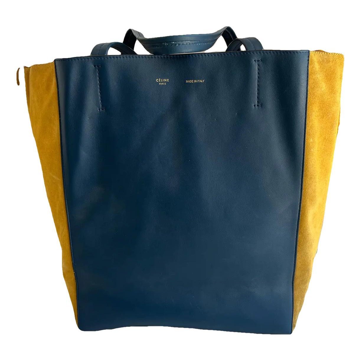 Cabas leather handbag