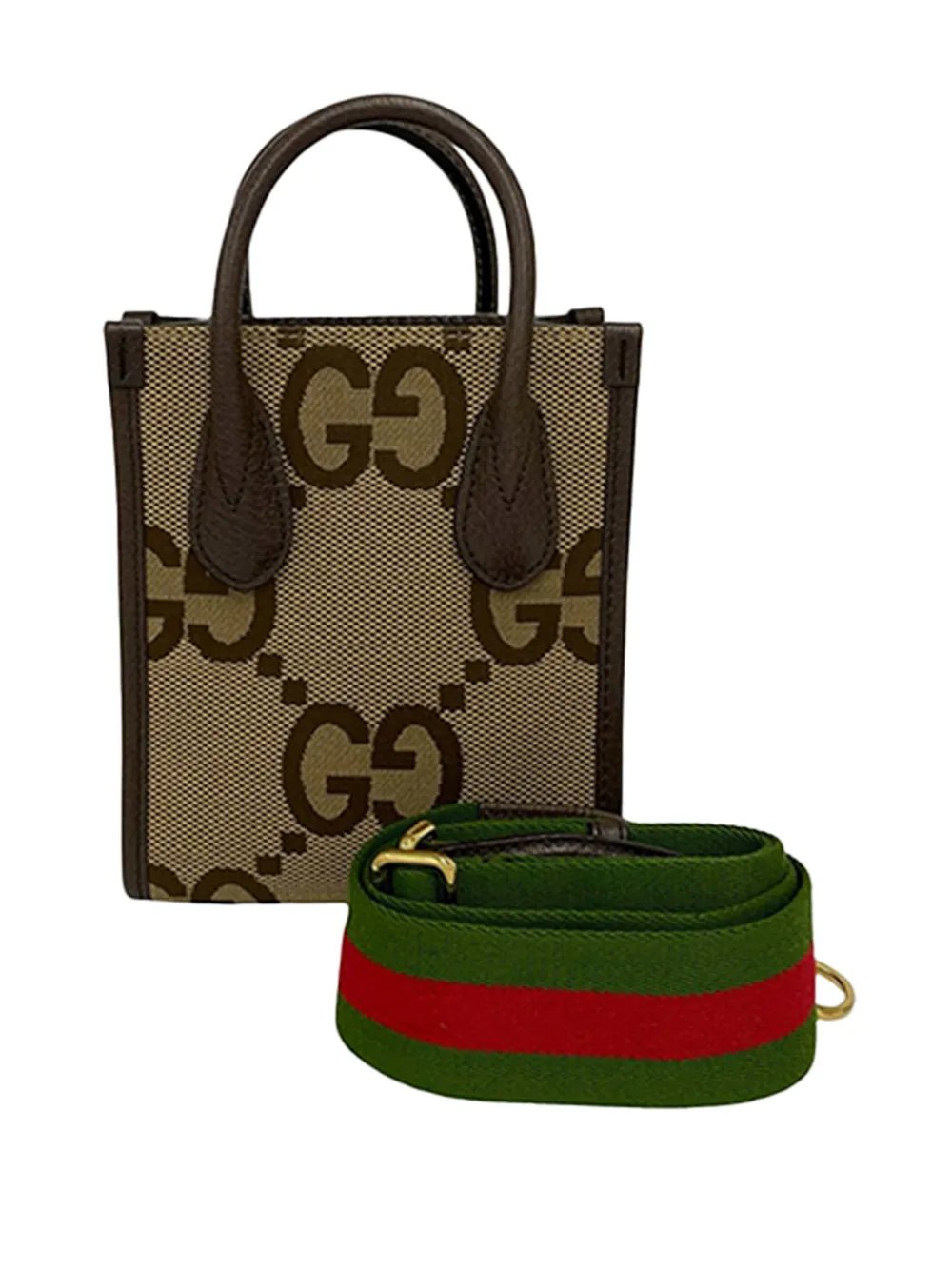 2016-2026 Mini Jumbo GG Canvas Web satchel