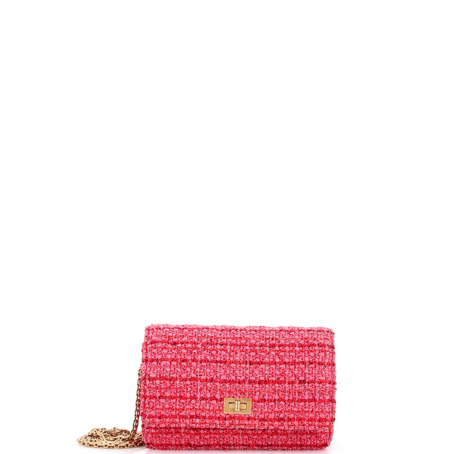 Reissue 2.55 Wallet on Chain Quilted Tweed