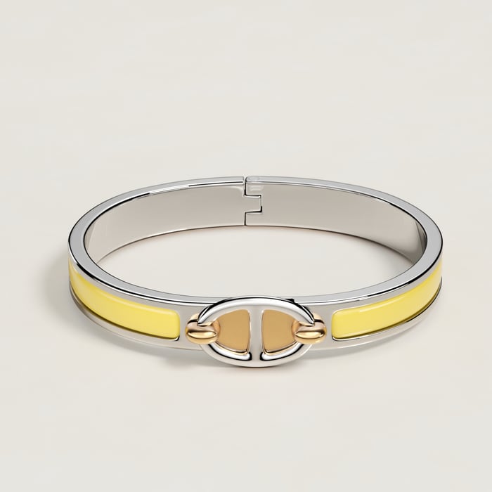 Jaune d'Or Mini Clic Chaine d'Ancre Bracelet