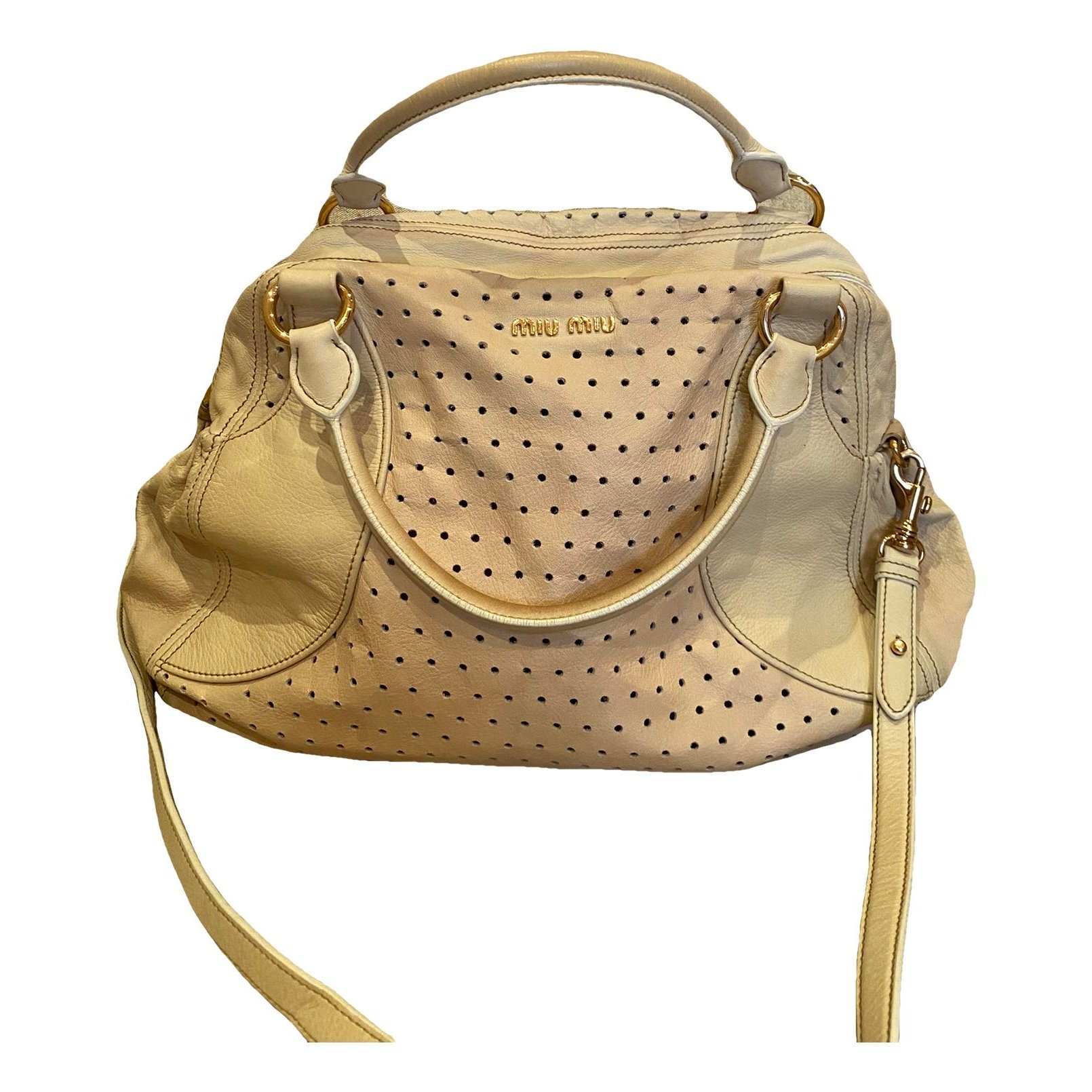 Leather handbag
