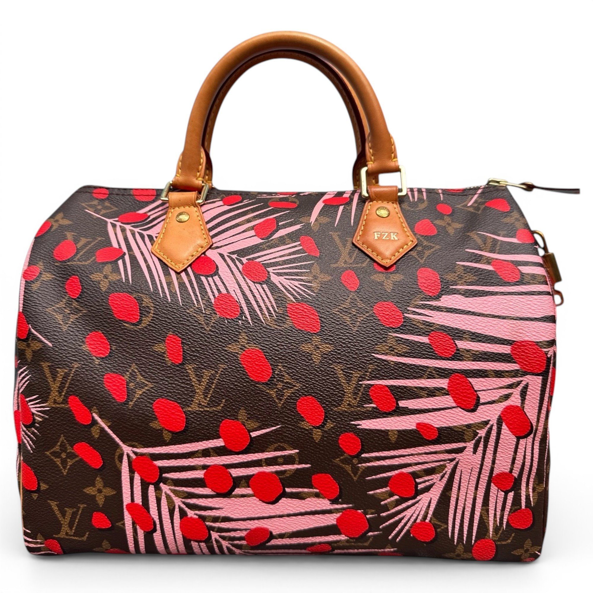 Speedy leather handbag