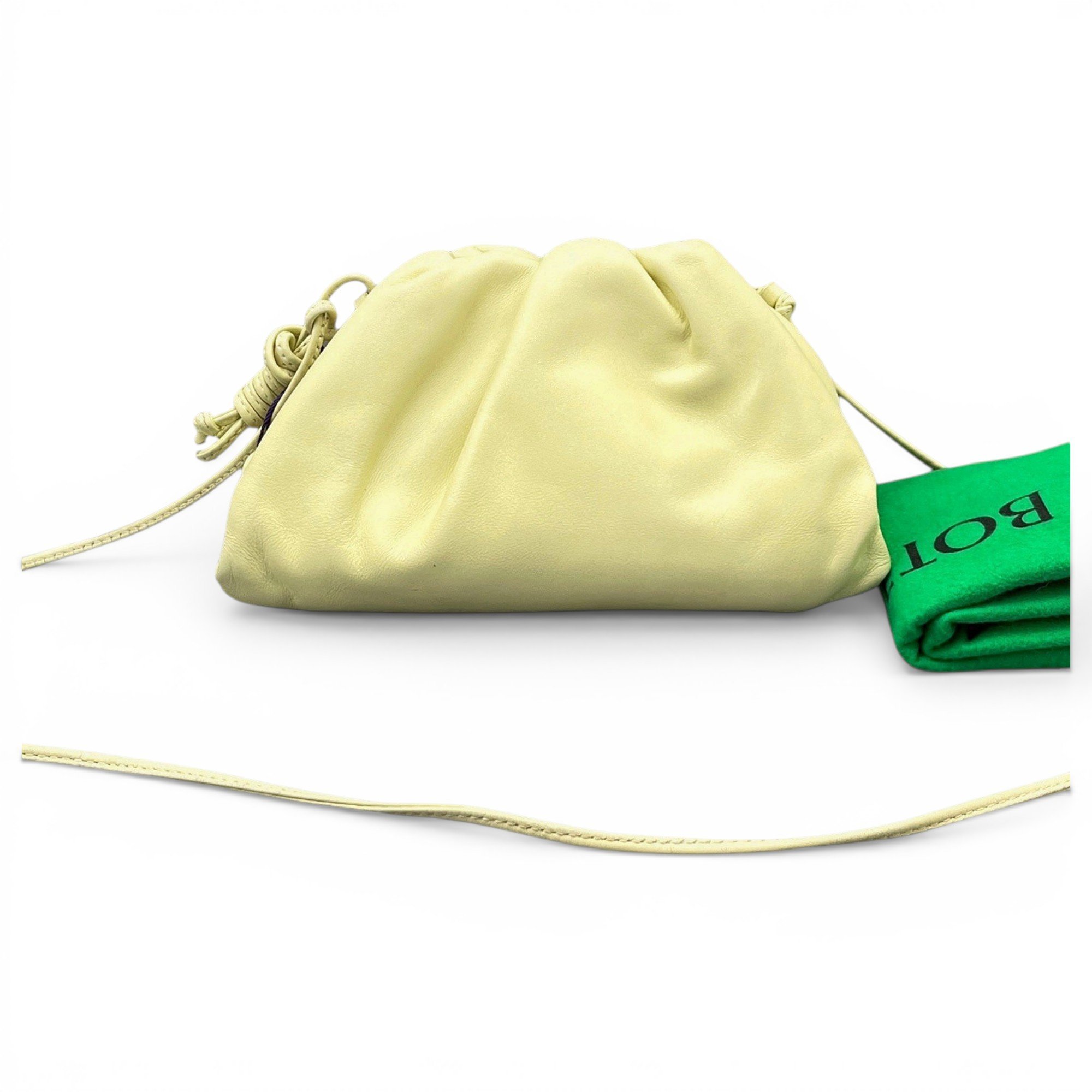 Pouch leather handbag