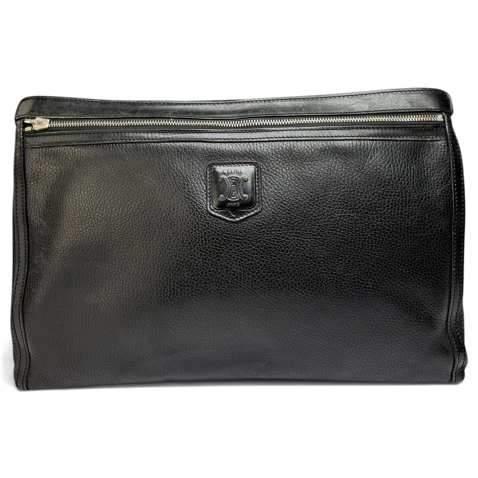 Triomphe leather mini bag