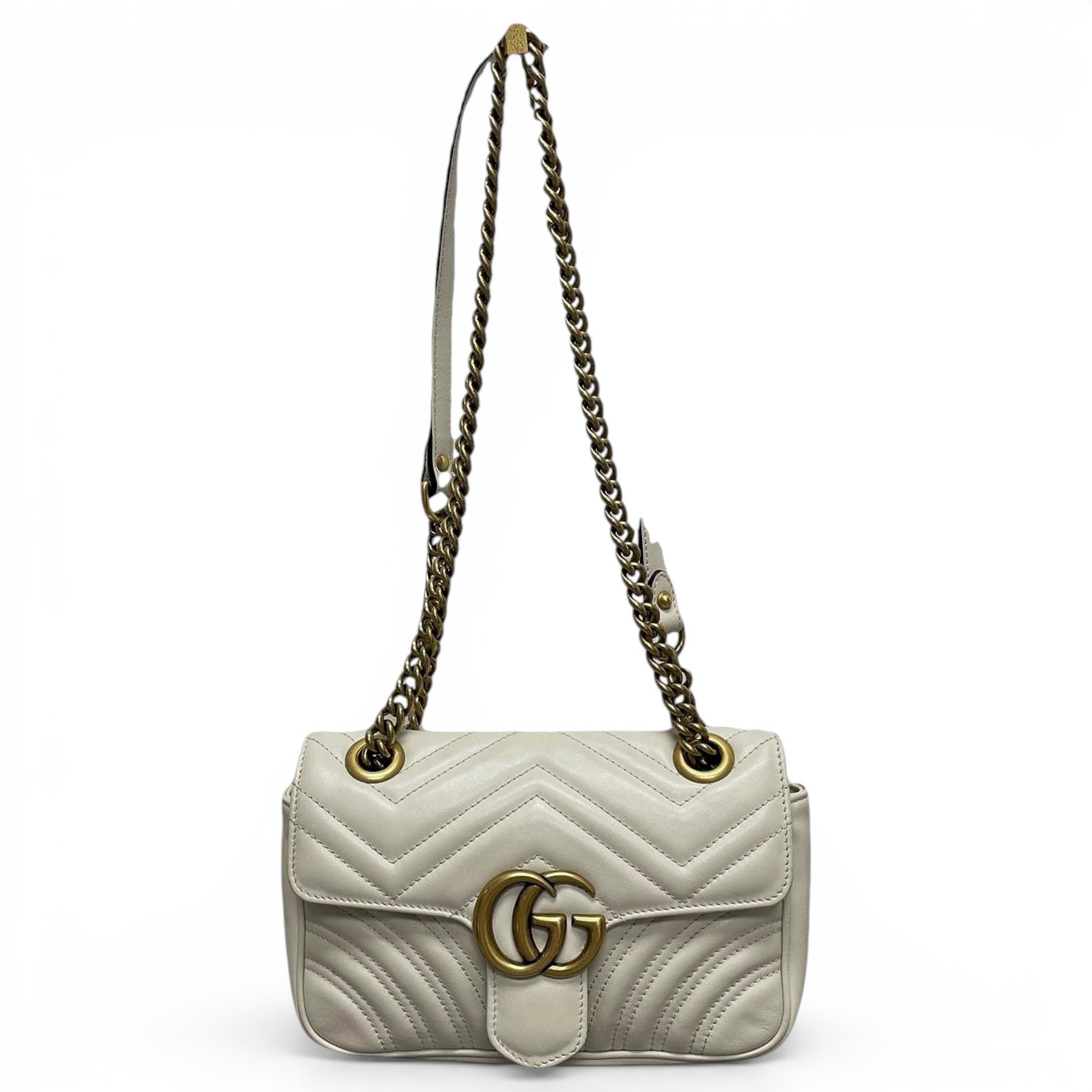 GG Marmont Flap leather handbag