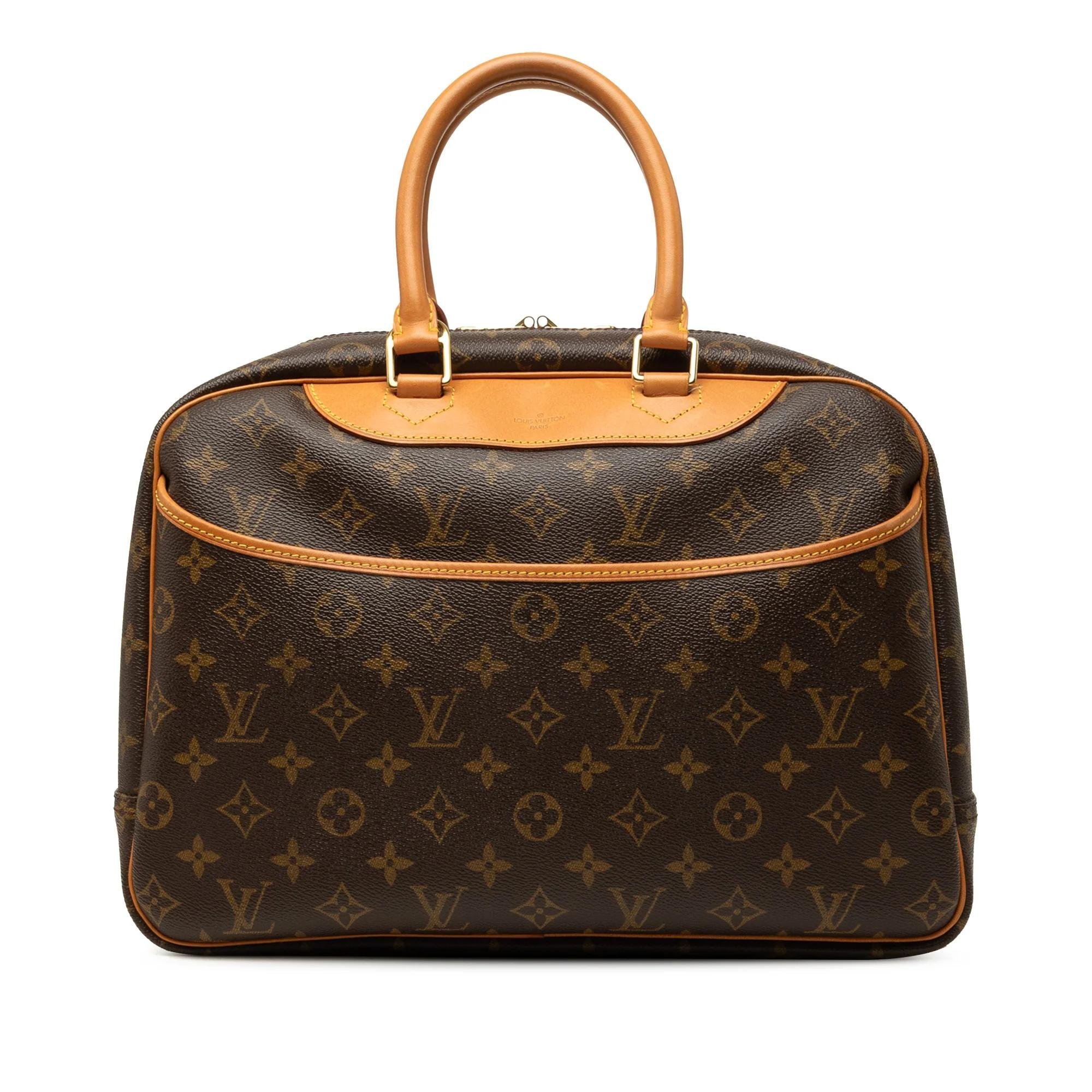 Louis Vuitton Deauville leather handbag