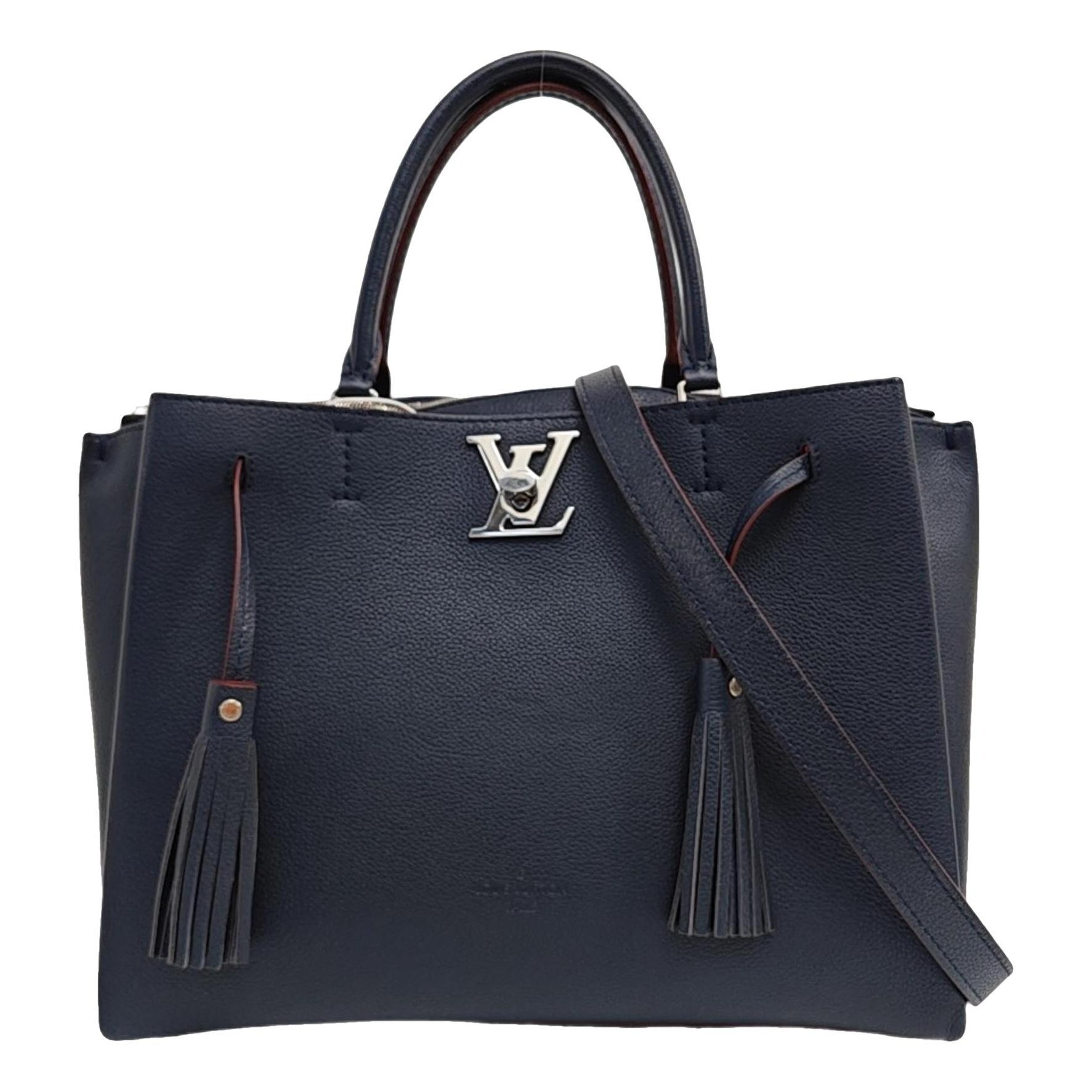 Lockmeto leather crossbody bag