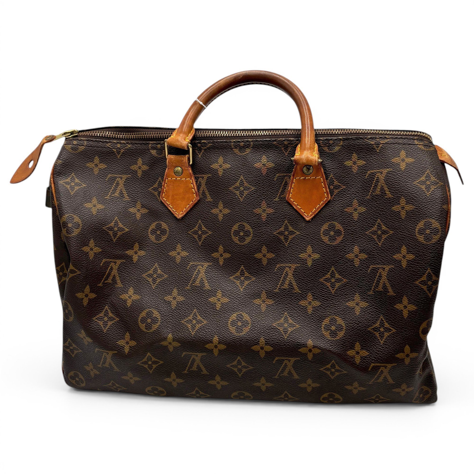 Speedy leather handbag