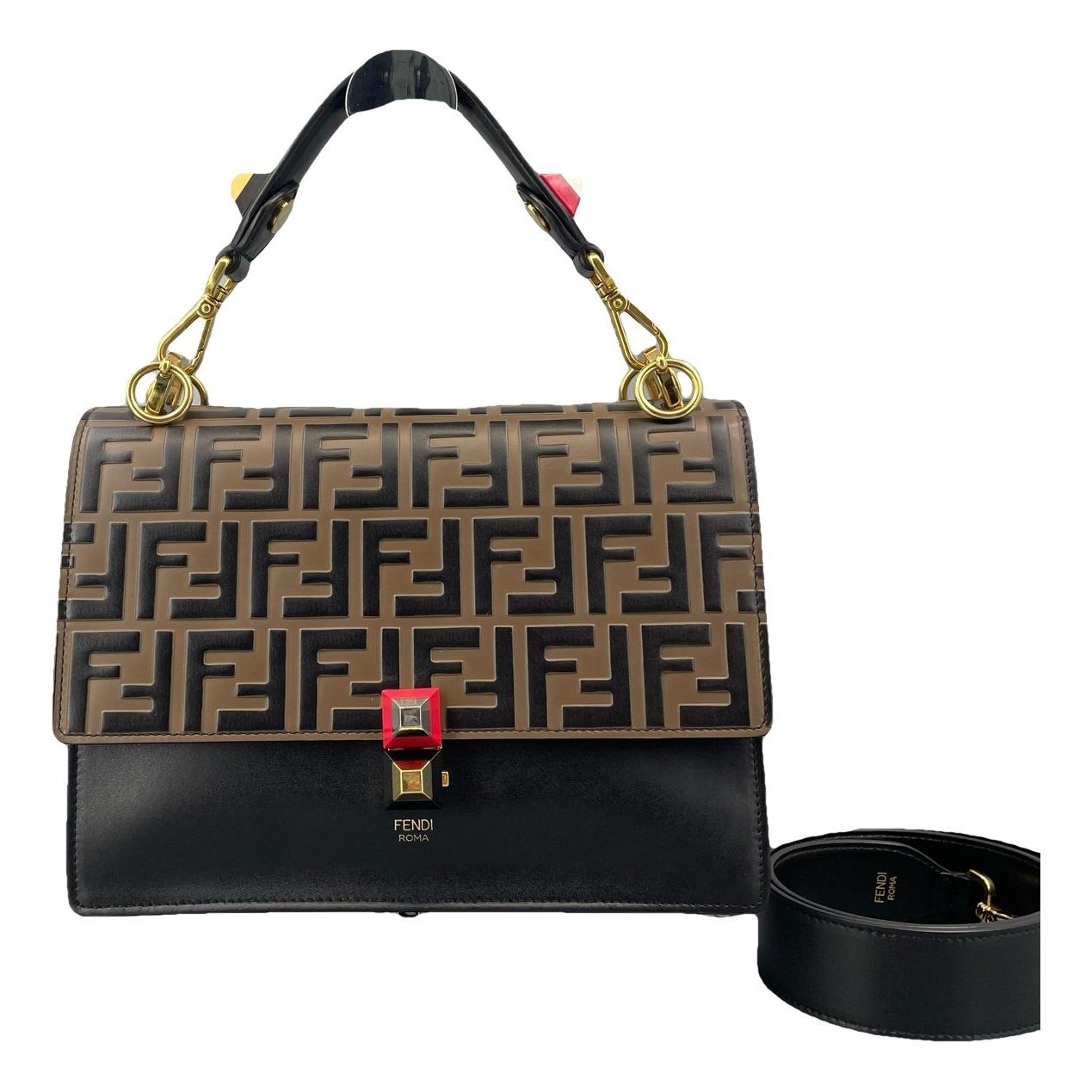 Kan I leather handbag