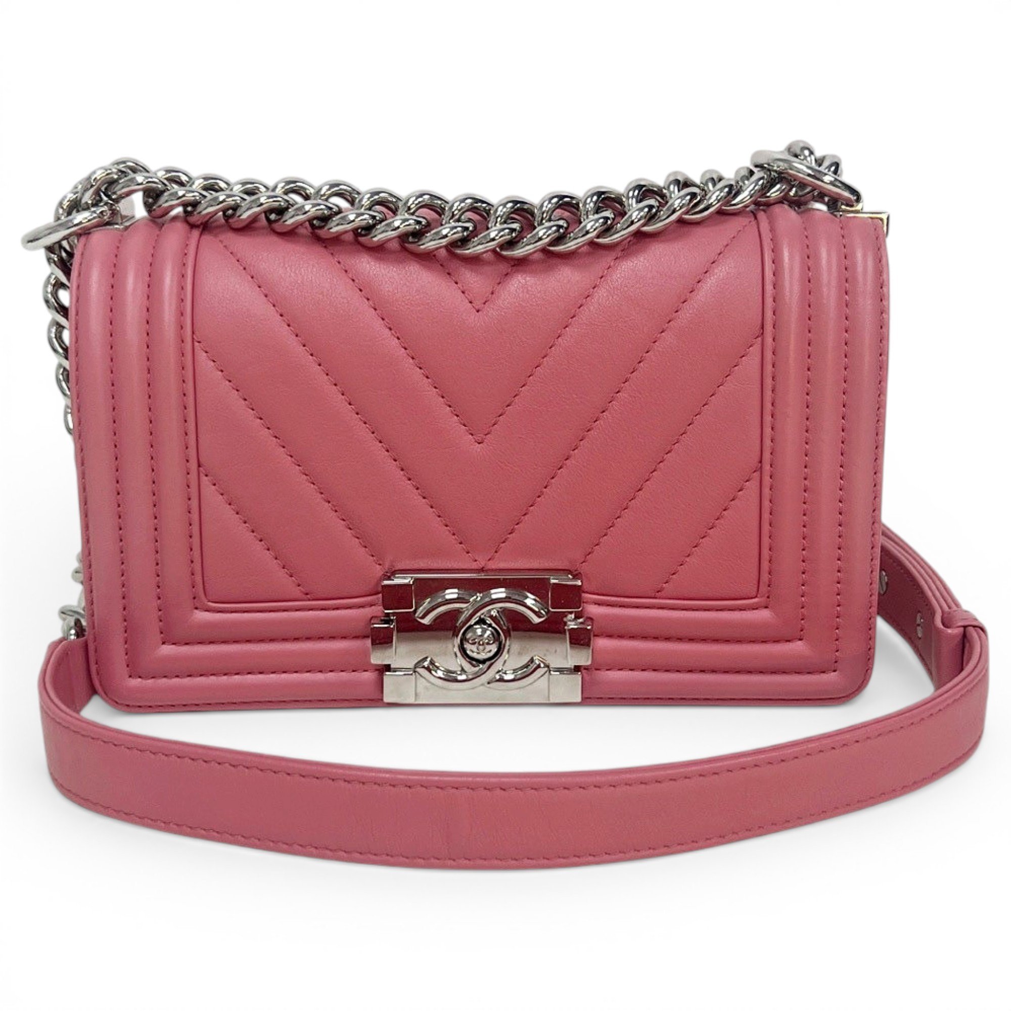 Boy leather crossbody bag