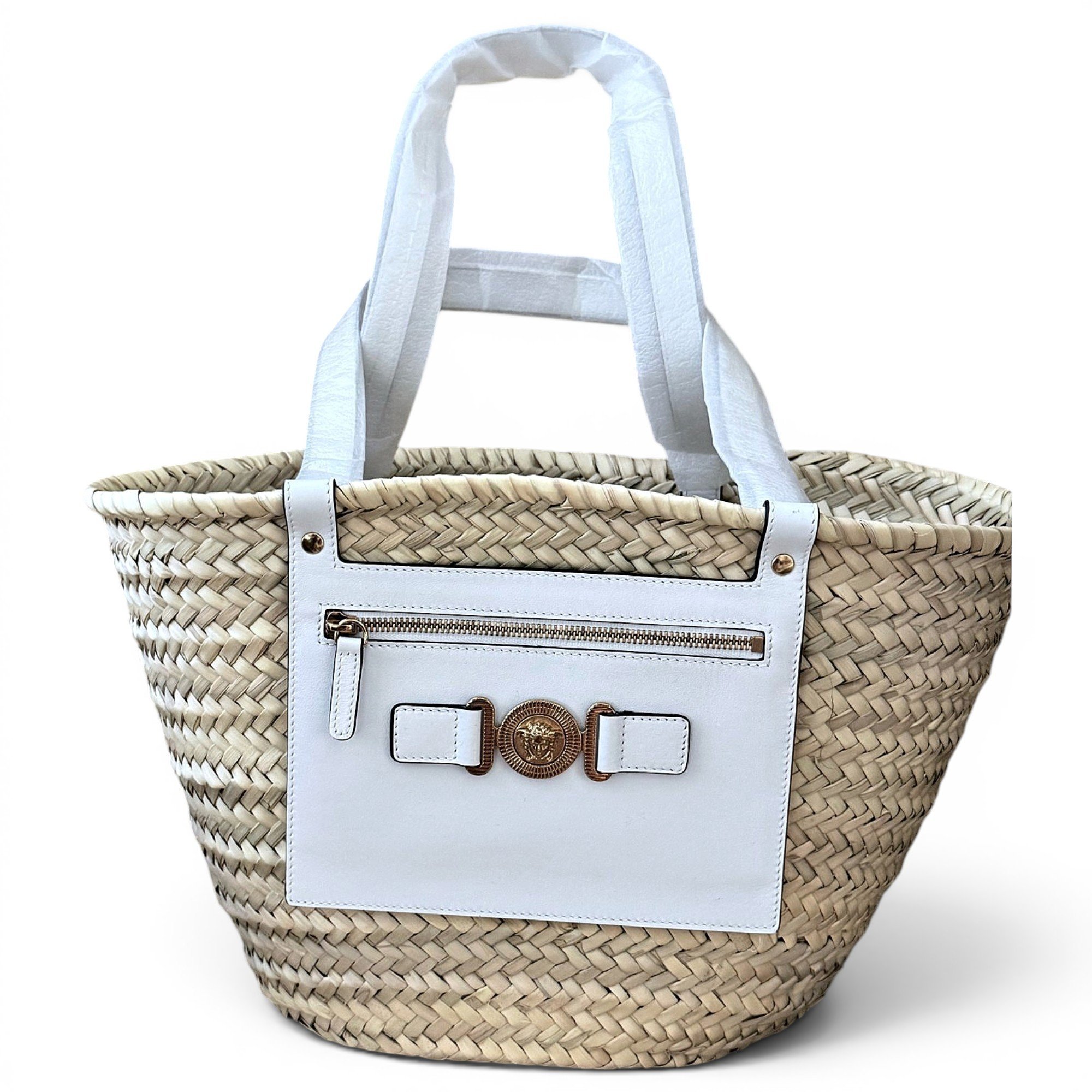 La Medusa leather tote