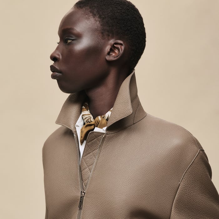 Washed Deerskin Jacket
