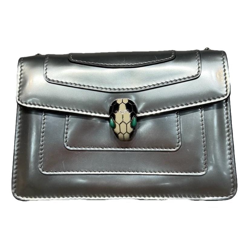 Serpenti leather handbag