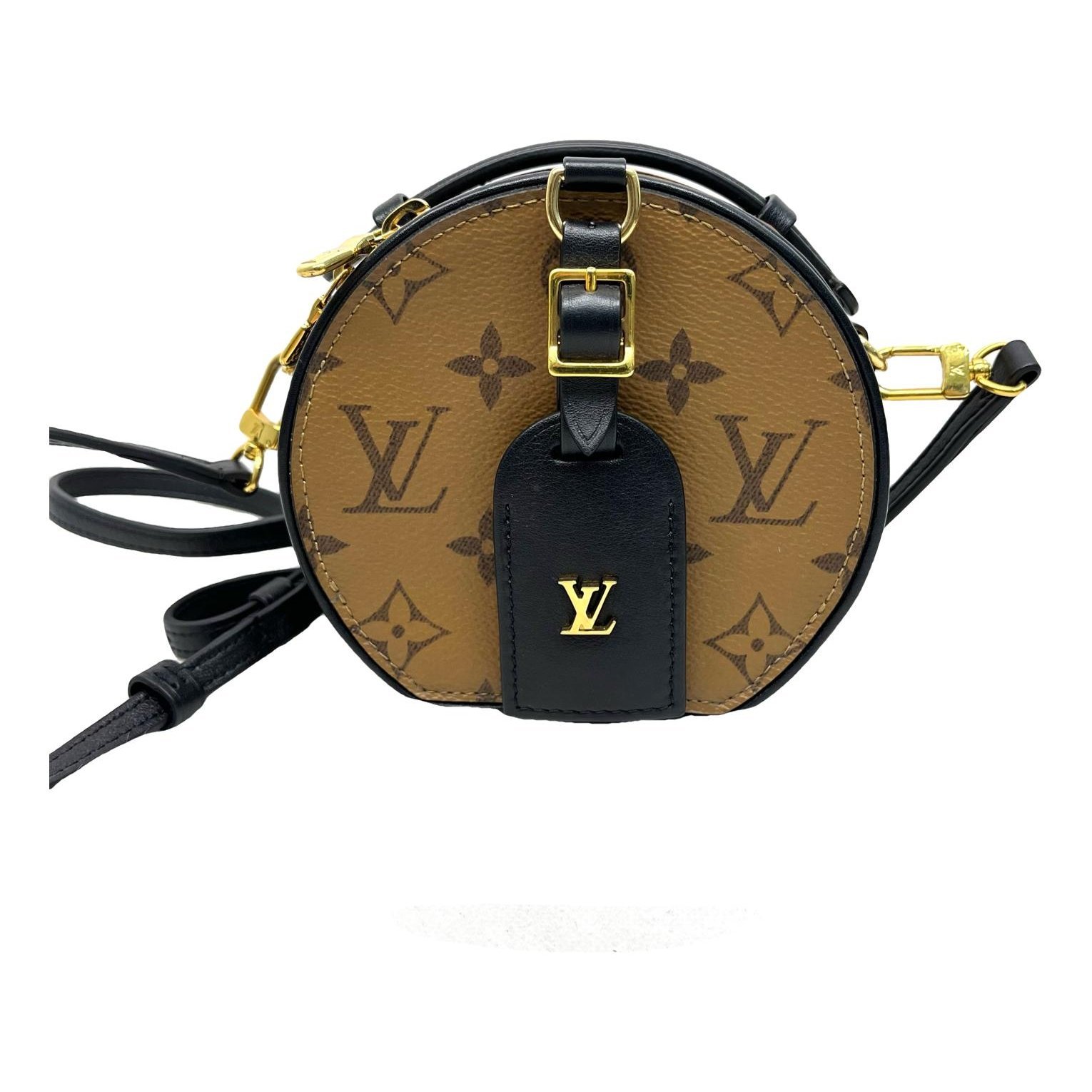 Boîte chapeau souple leather handbag