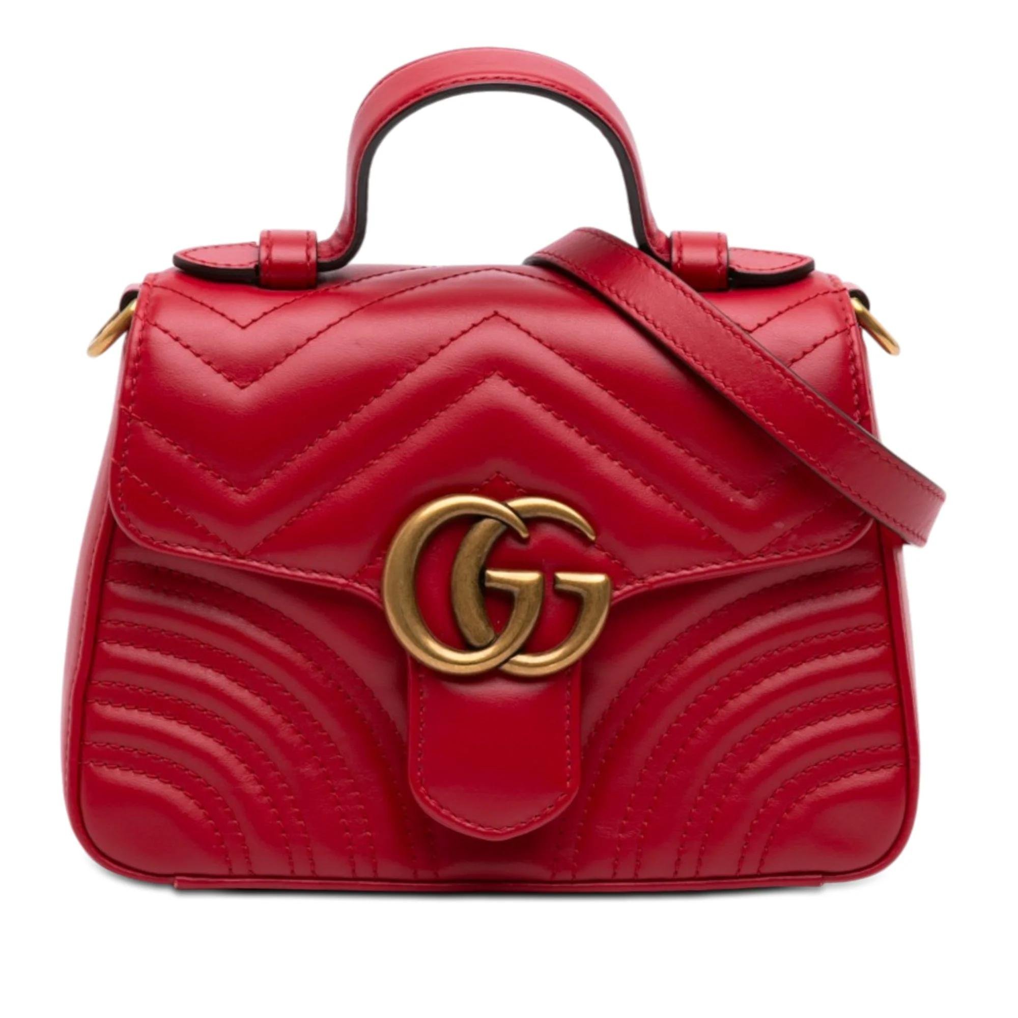 GG Marmont pony-style calfskin handbag