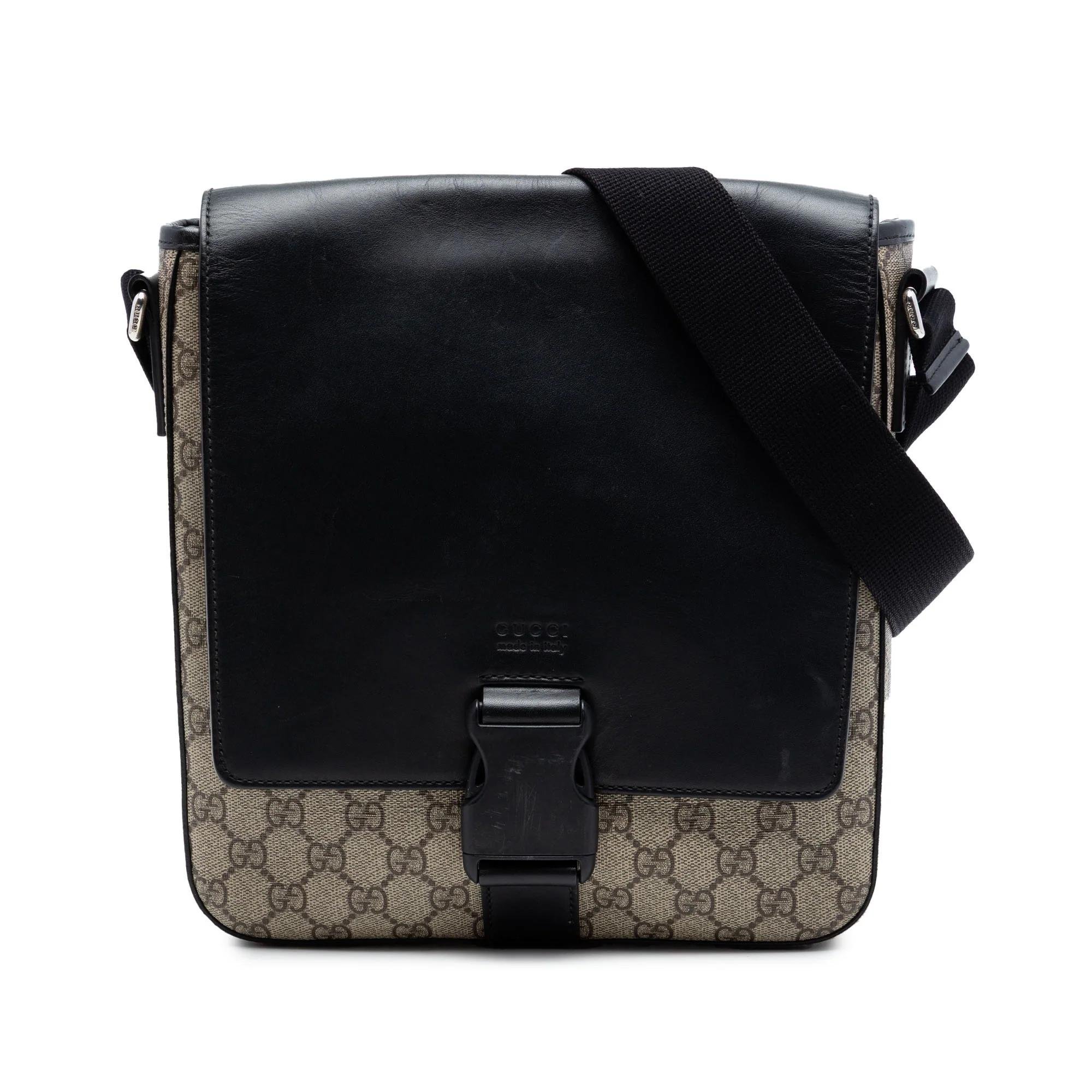 Gucci B leather crossbody bag