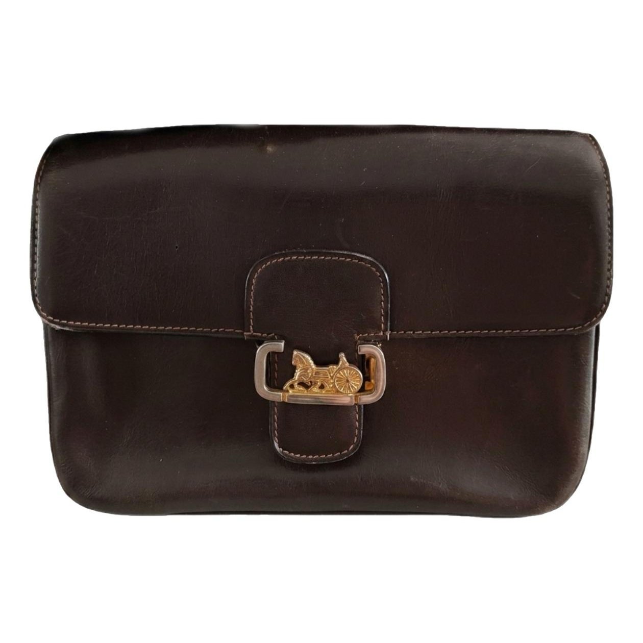 Triomphe leather crossbody bag