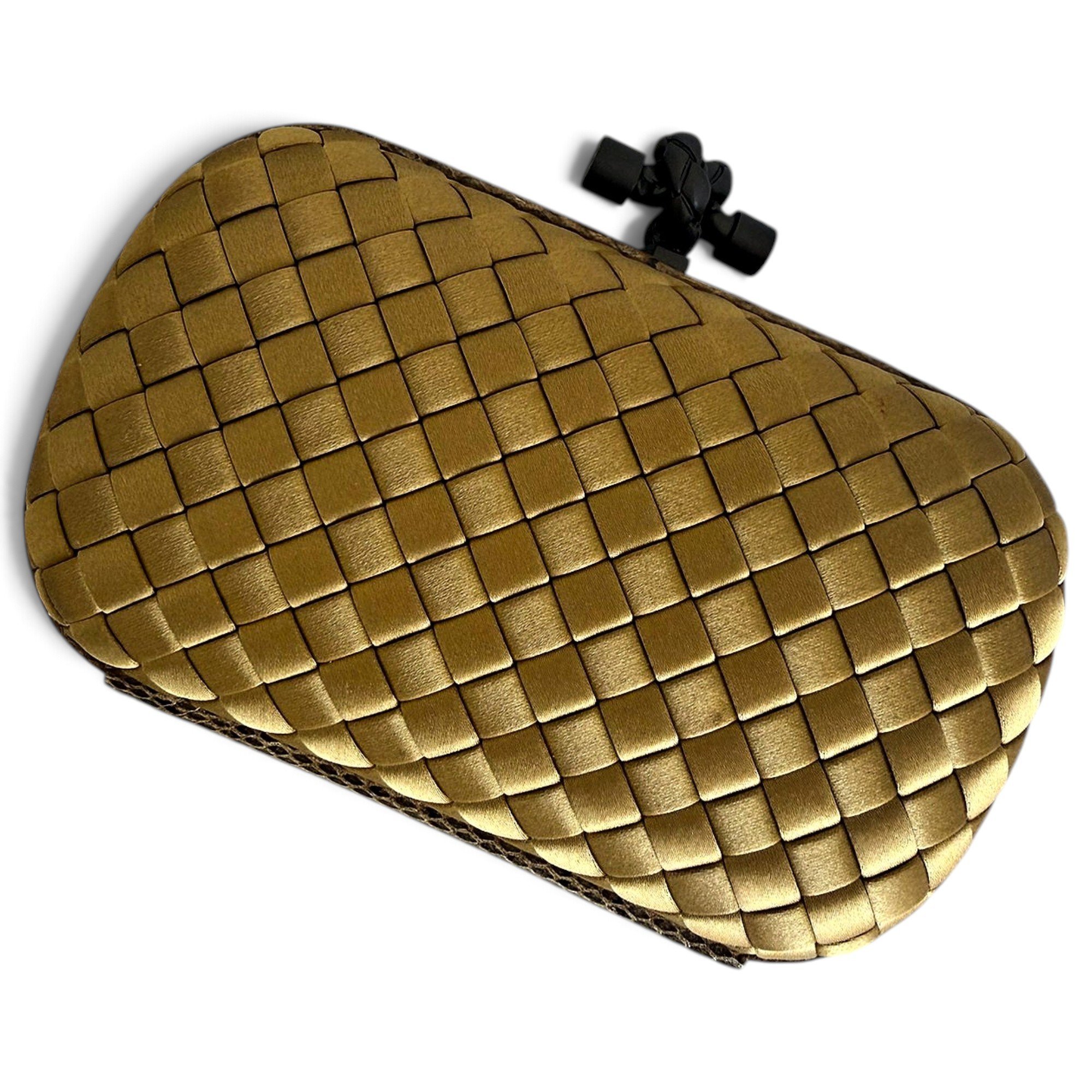 Pochette Knot silk clutch bag